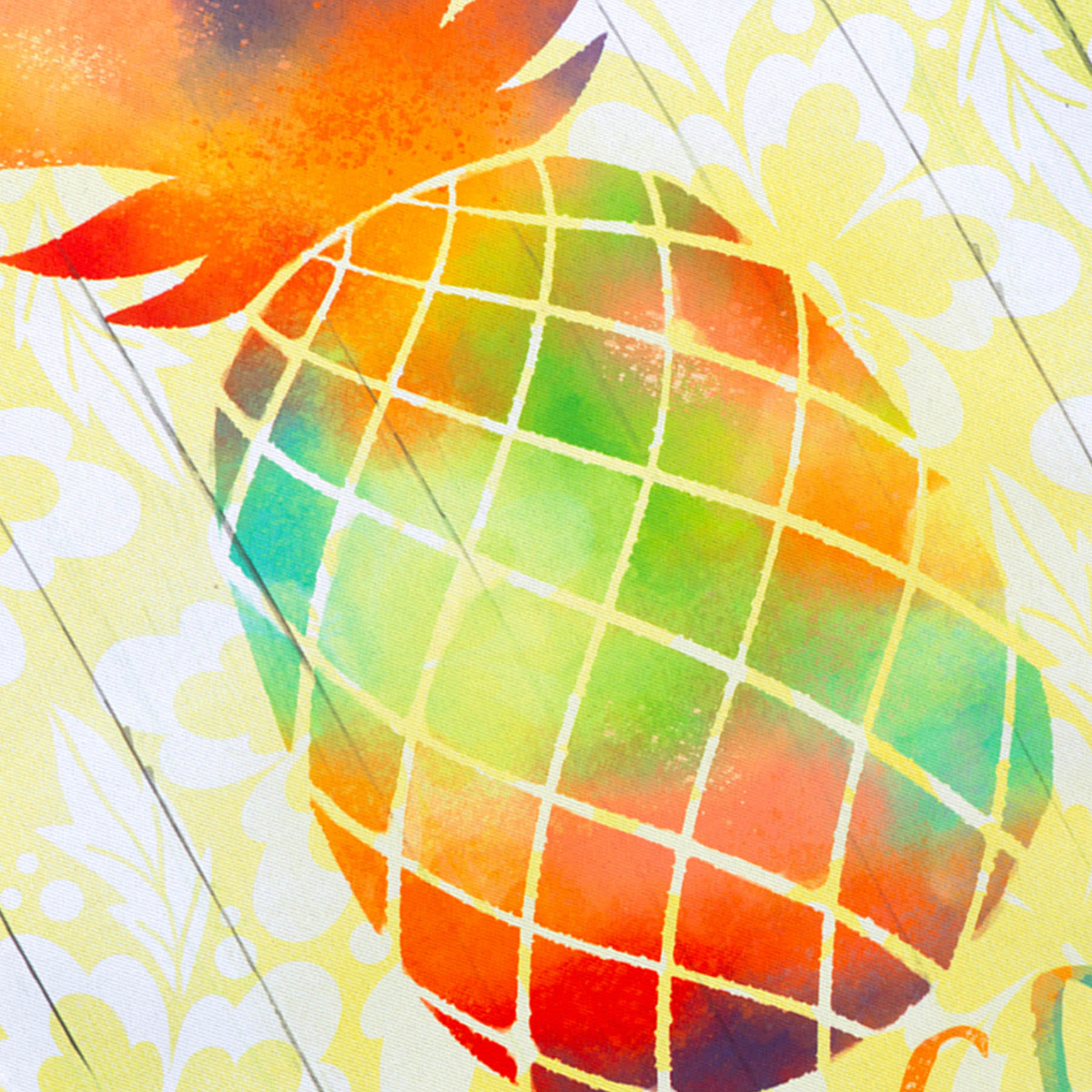 Pineapple Welcome Garden Flag, 18"