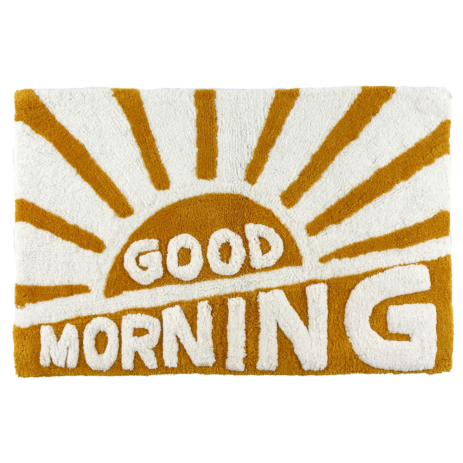 Good Morning Tufted Bath Rug, 20x30