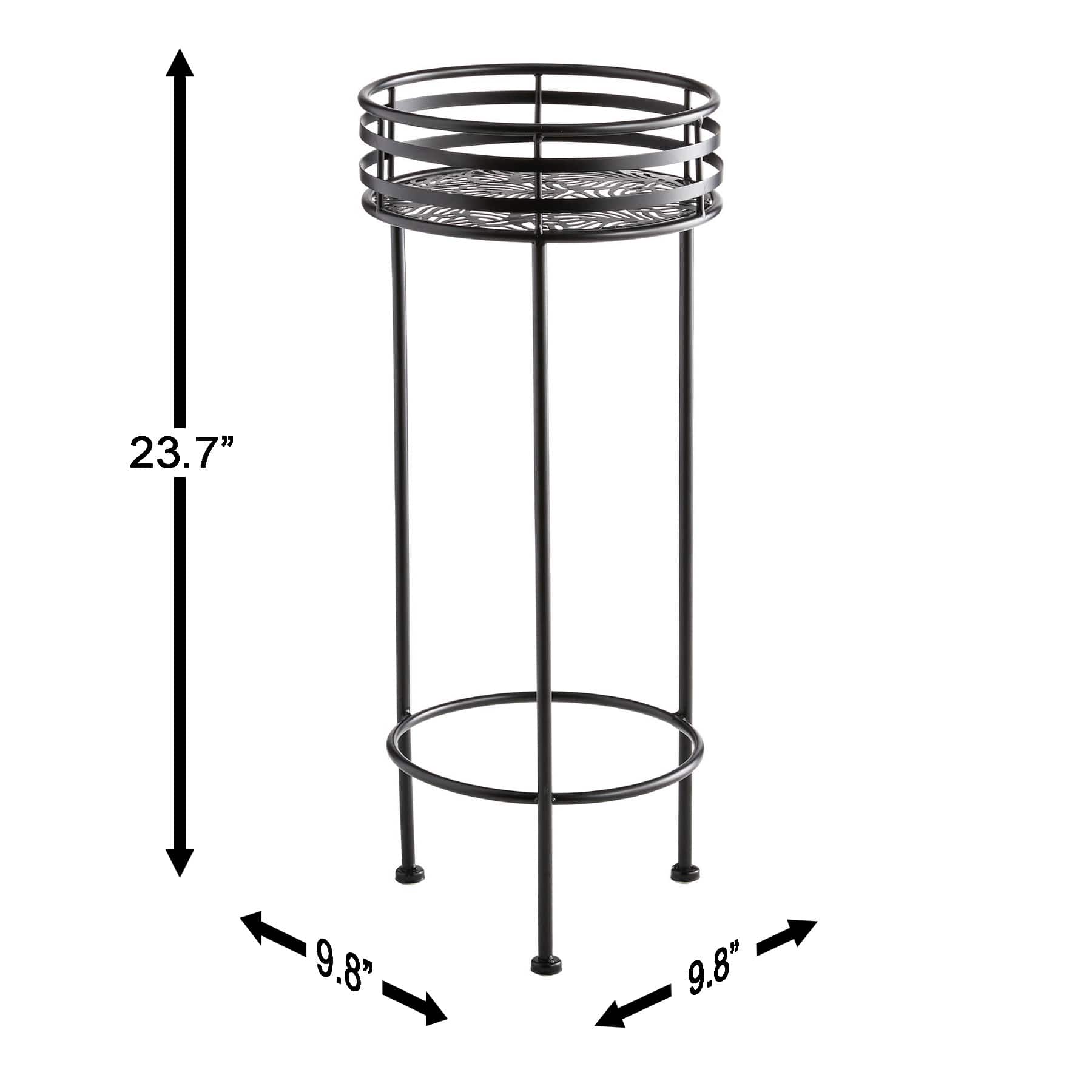 Round Leaf Plant Stand, Medium