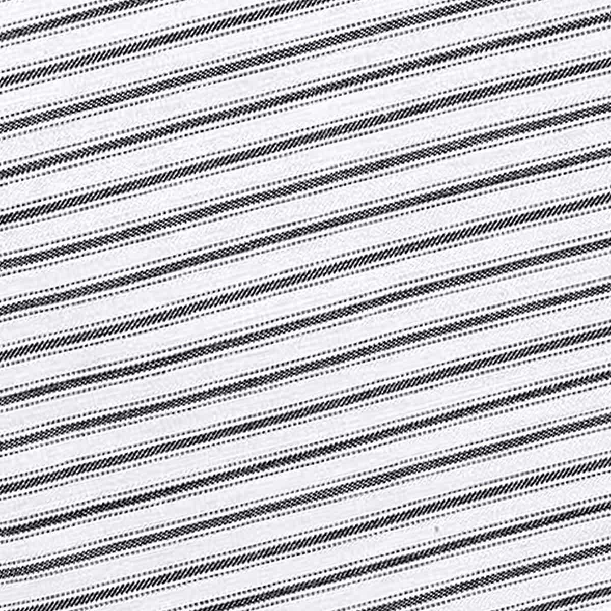 Black & White Striped Print Tablecloth, 60x84