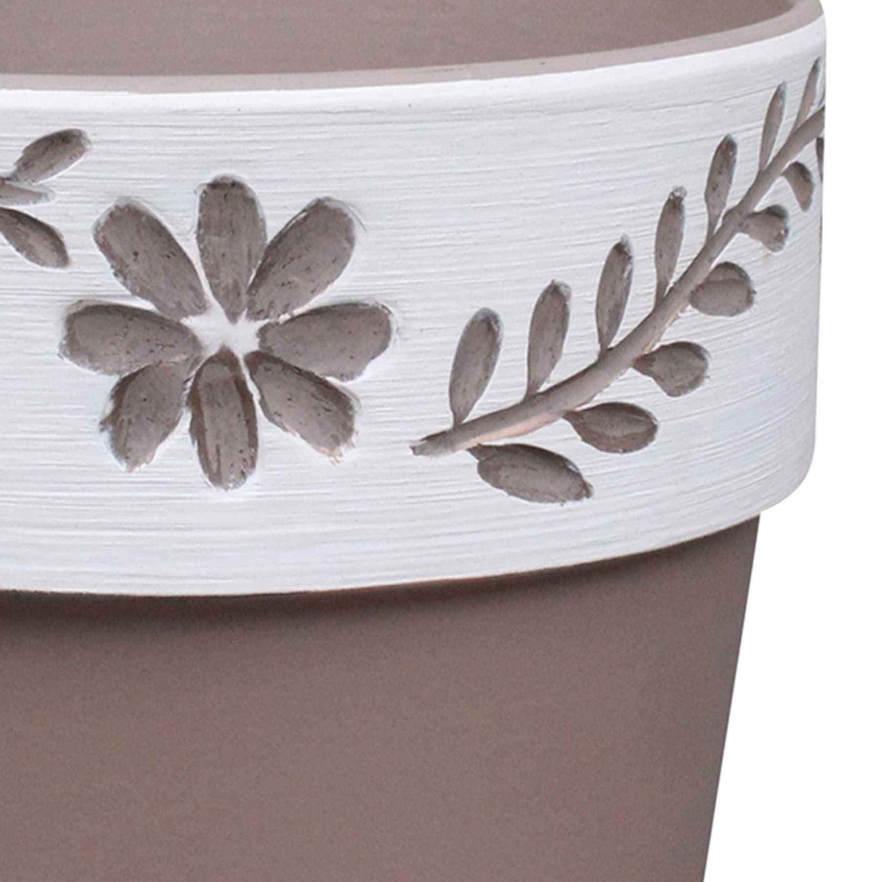 Indoor Flower Top Terra Planter, Large
