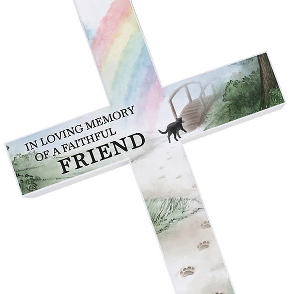Cat Memorial Solar Yard Stake, 20"
