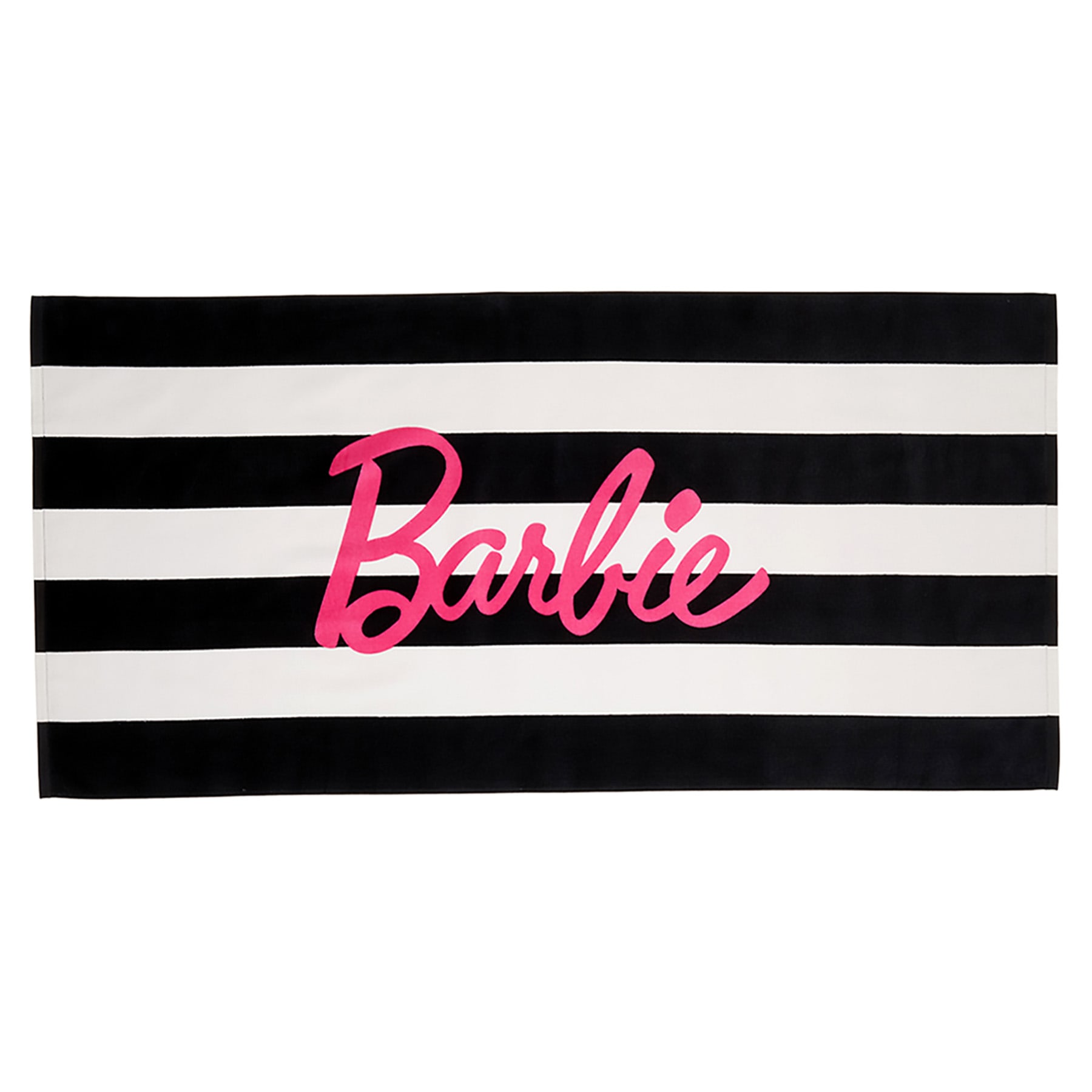 Striped Barbie Kids Beach Towel, 28x58