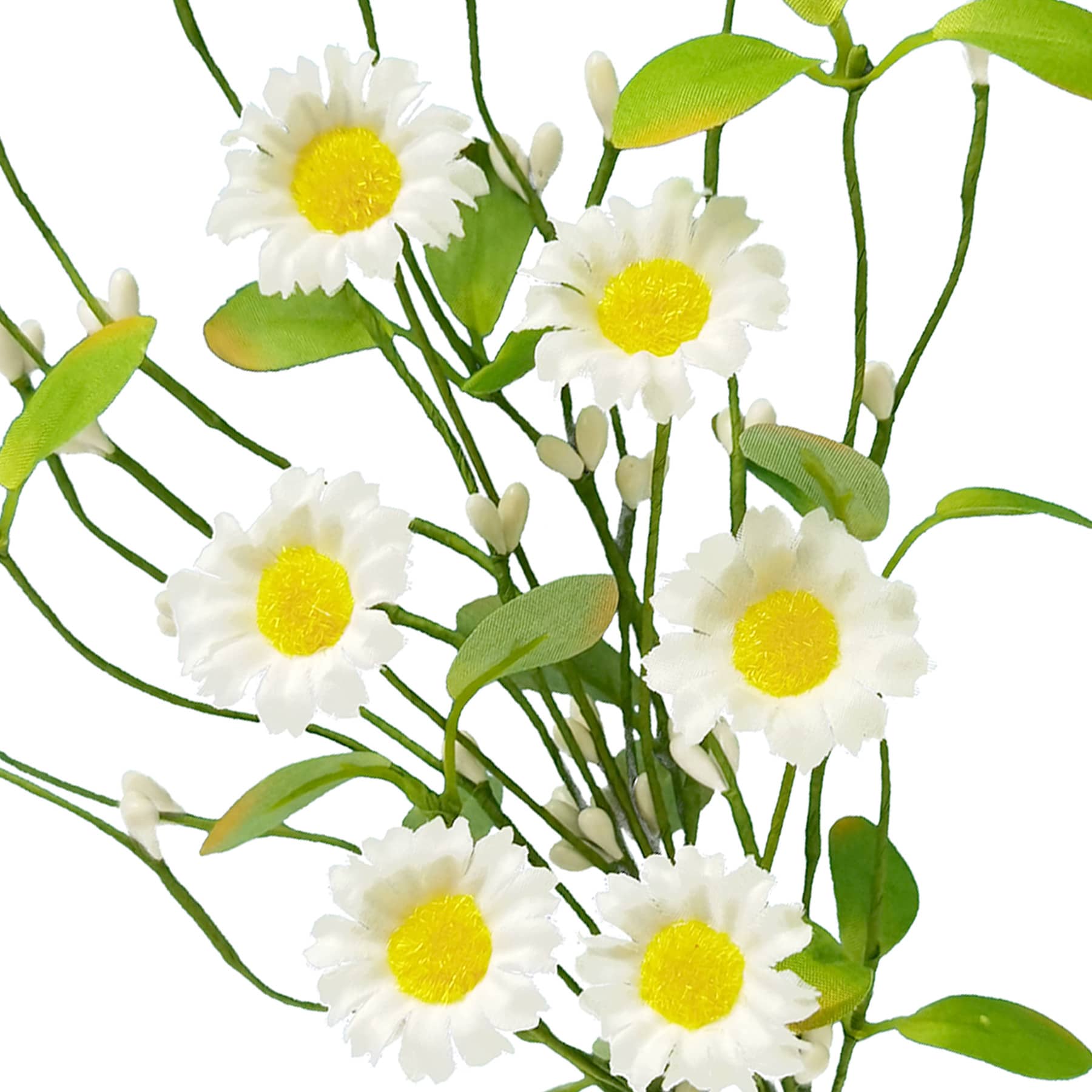 Cream Daisy Floral Pick, 12"