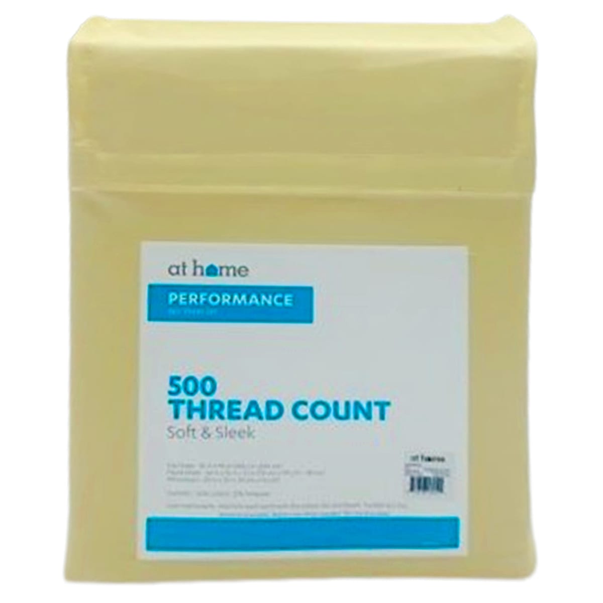 4-Piece Yellow 500 Thread Count Cotton Blend Sheet Set, Full