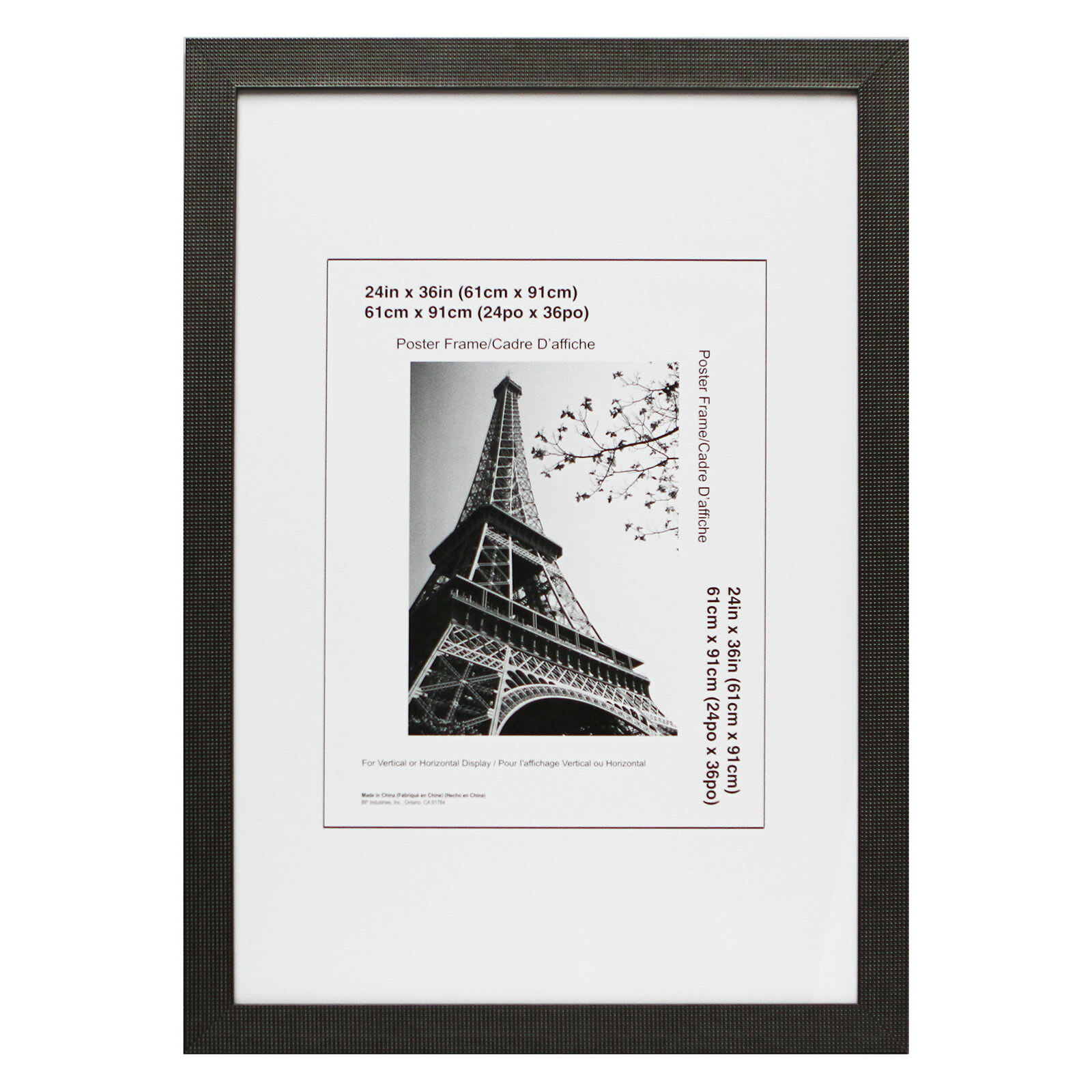 Dotty Pewter Poster Wall Frame, 24x36