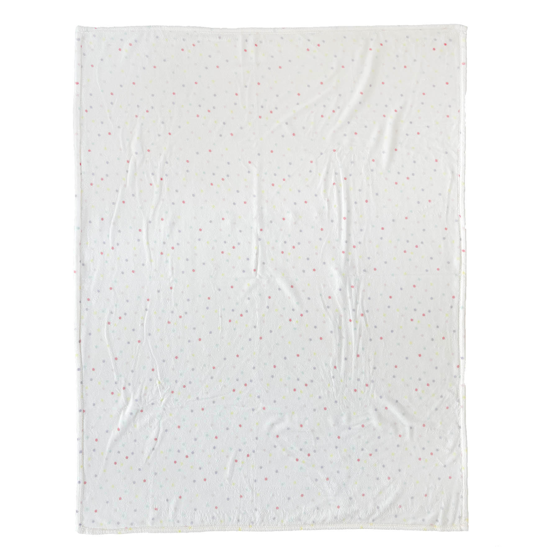 Tiny Dreamers Treats & Tiaras Confetti Print Micro-Plush Throw Blanket, 50x60