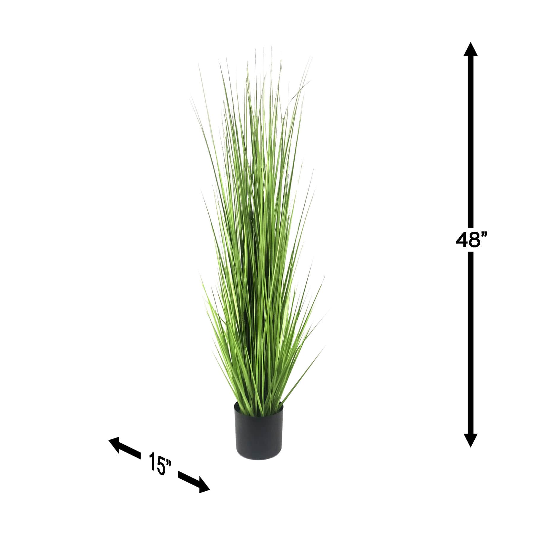 Potted Artificial Grass, 4'