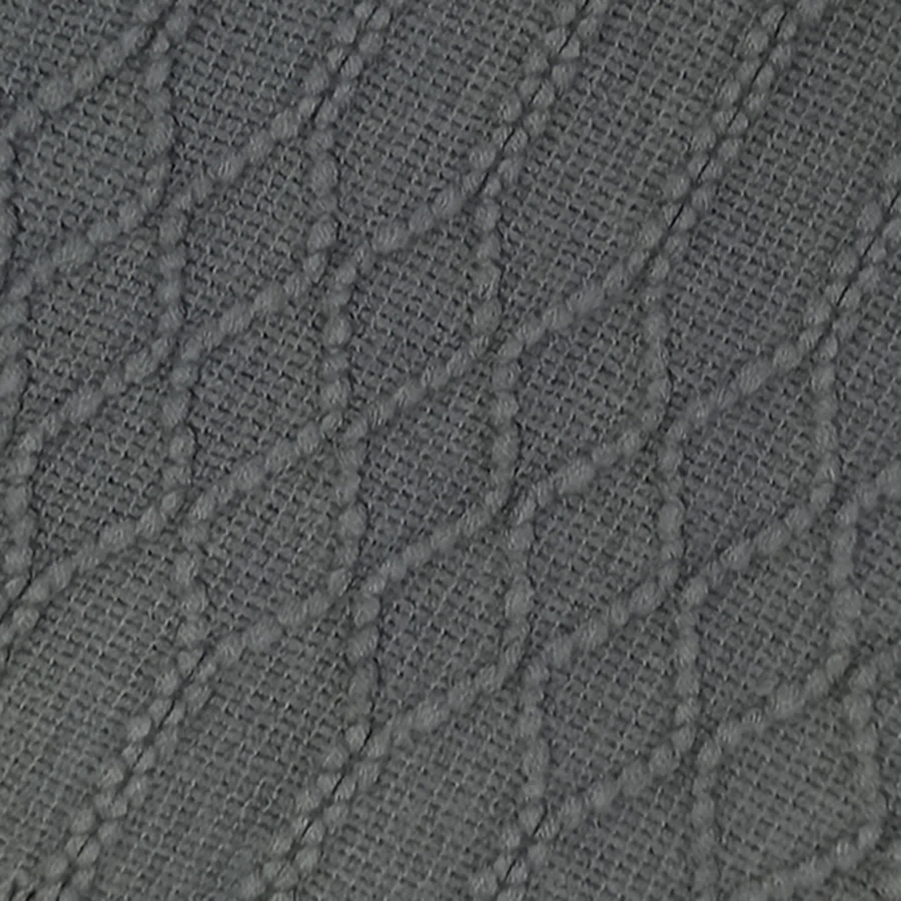 Beverly Grey Throw Blanket, 50x60