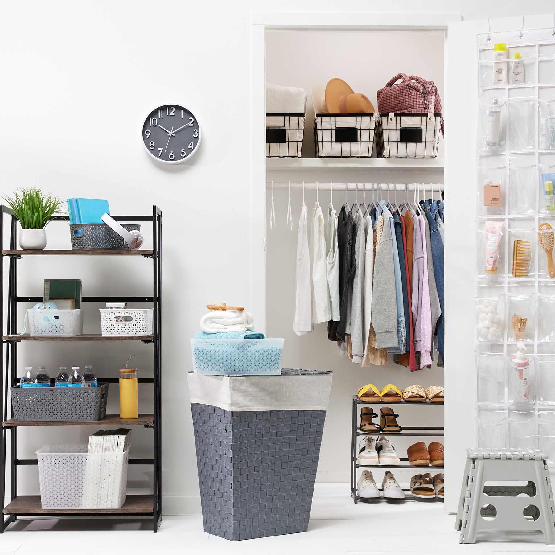 Black Y-Weave Storage Basket, Small
