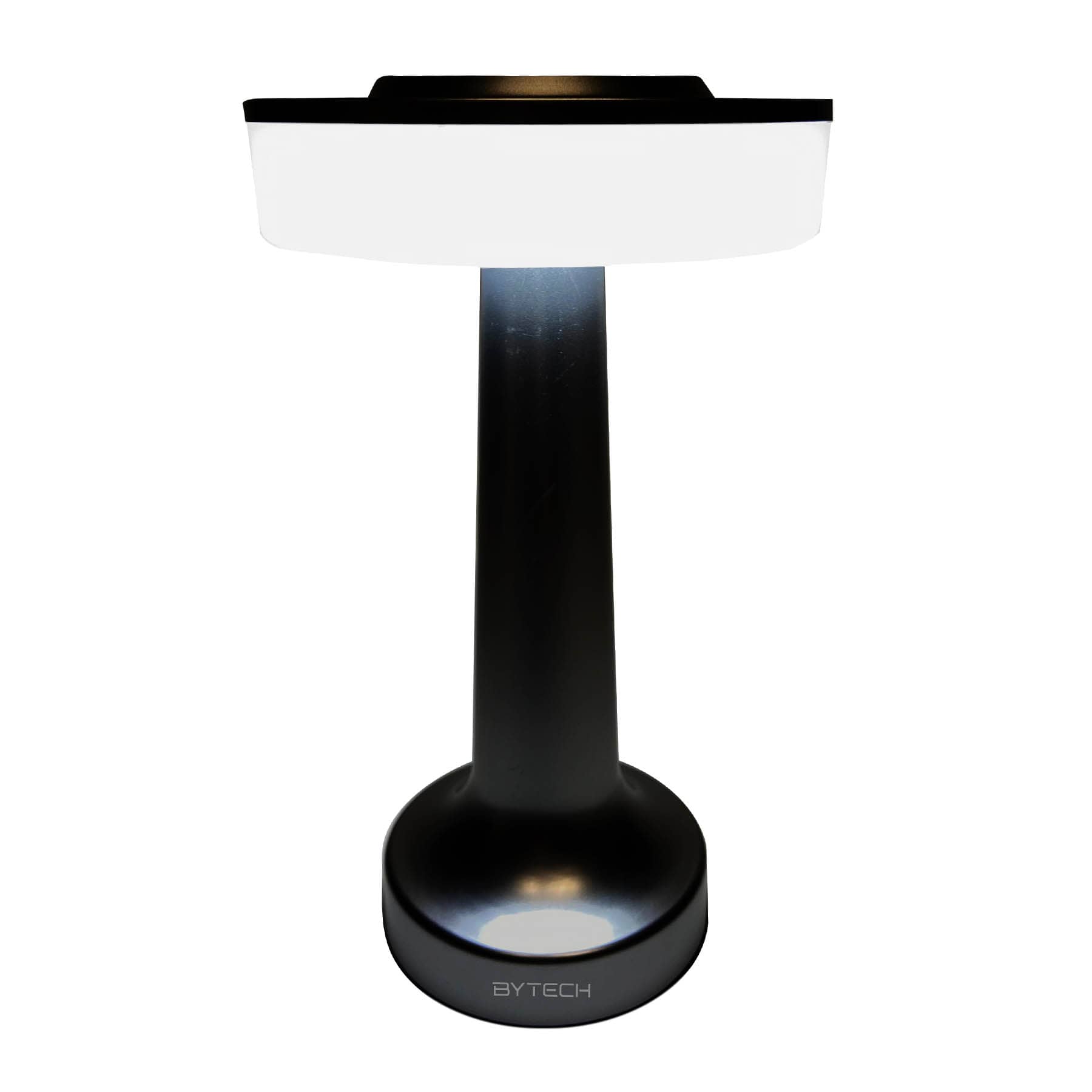 Matte Black LED Rim Touch Portable Rechargeable Lamp