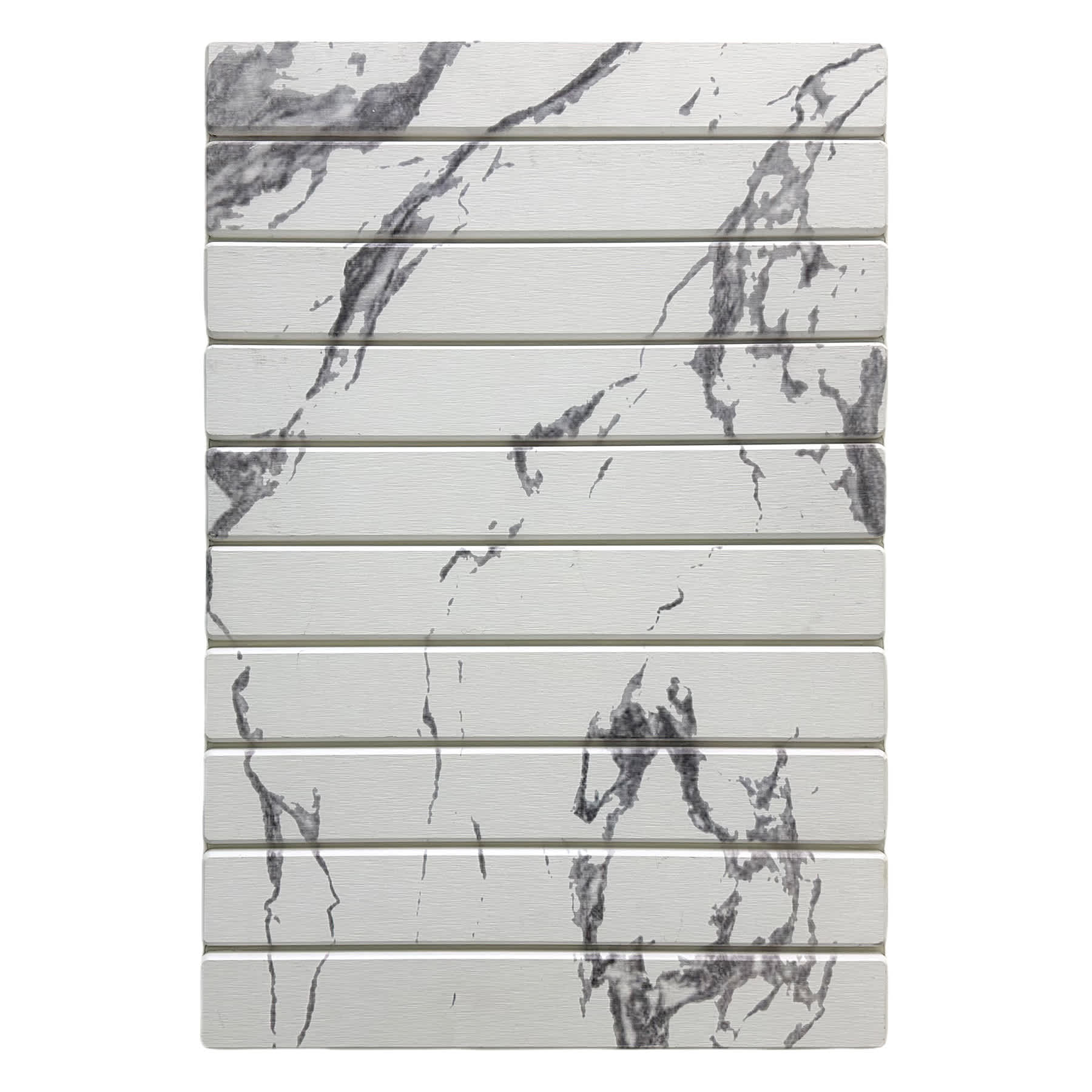 White Diatomite Stone Bath Mat, 23x15