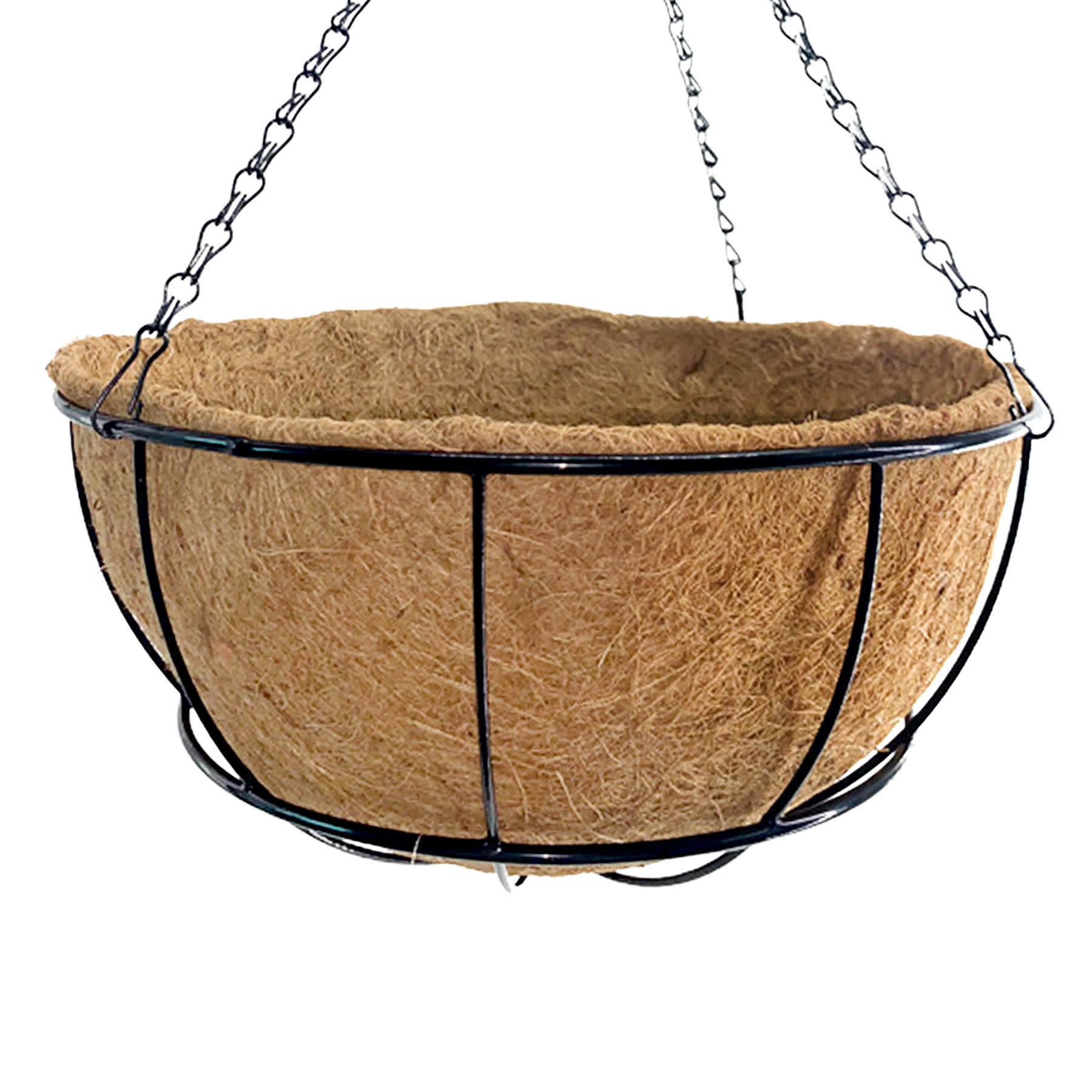 Coco Metal Wire Hanging Planter, Large