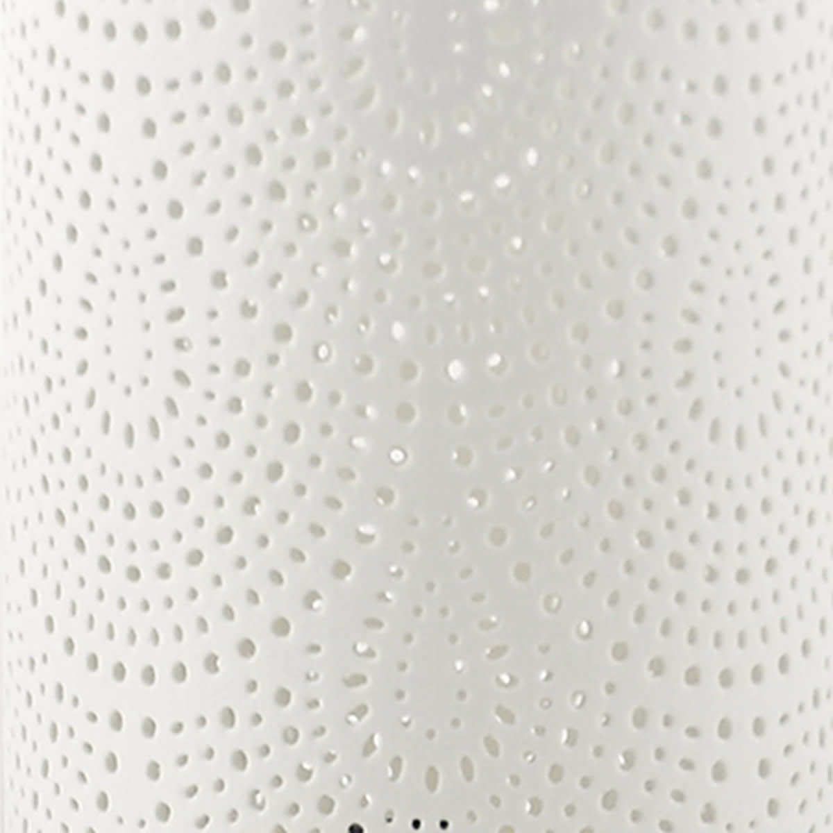 Found & Fable White Ceramic Cutout Uplight Lamp, 11"