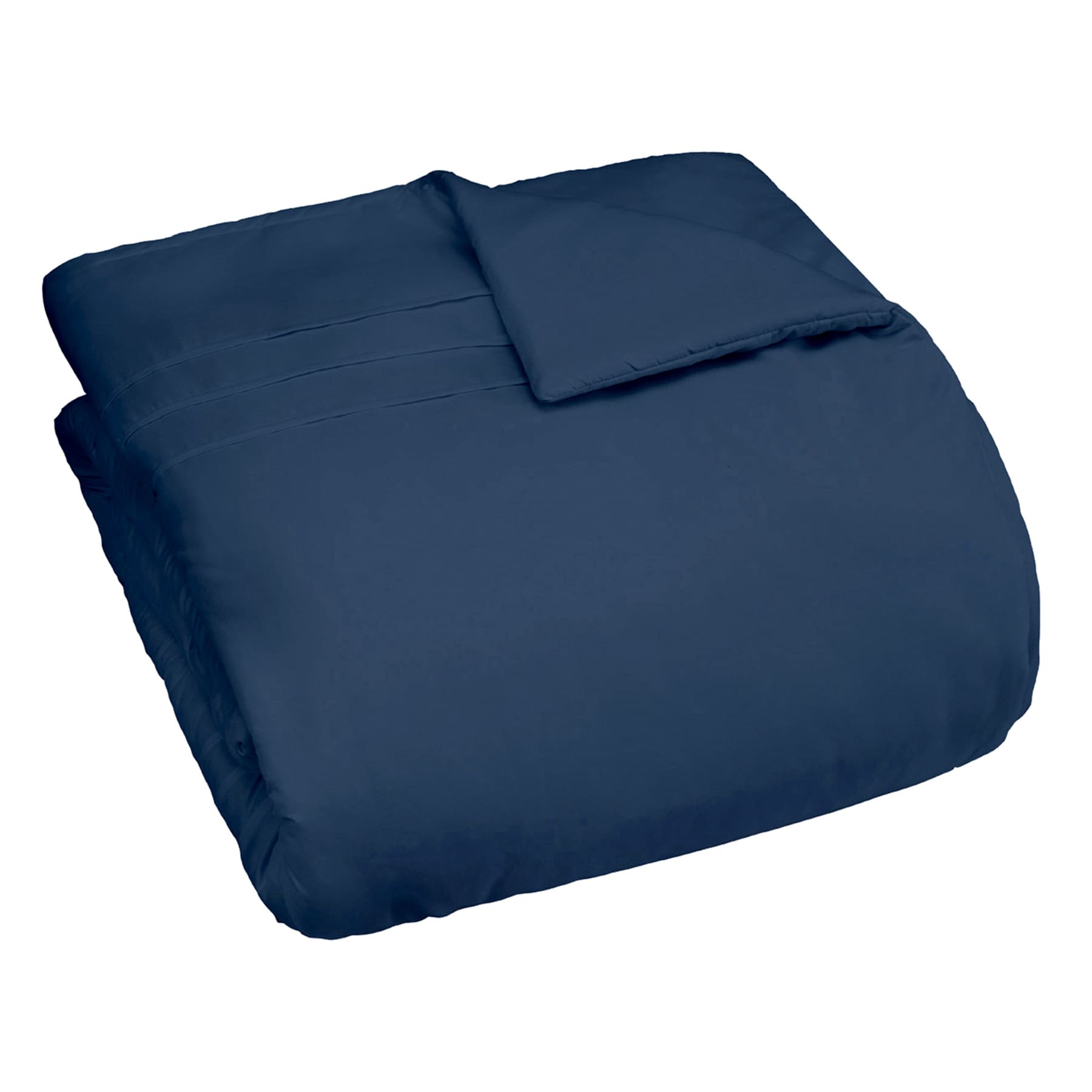 5-Piece Logan Navy Blue Comforter Set, Queen