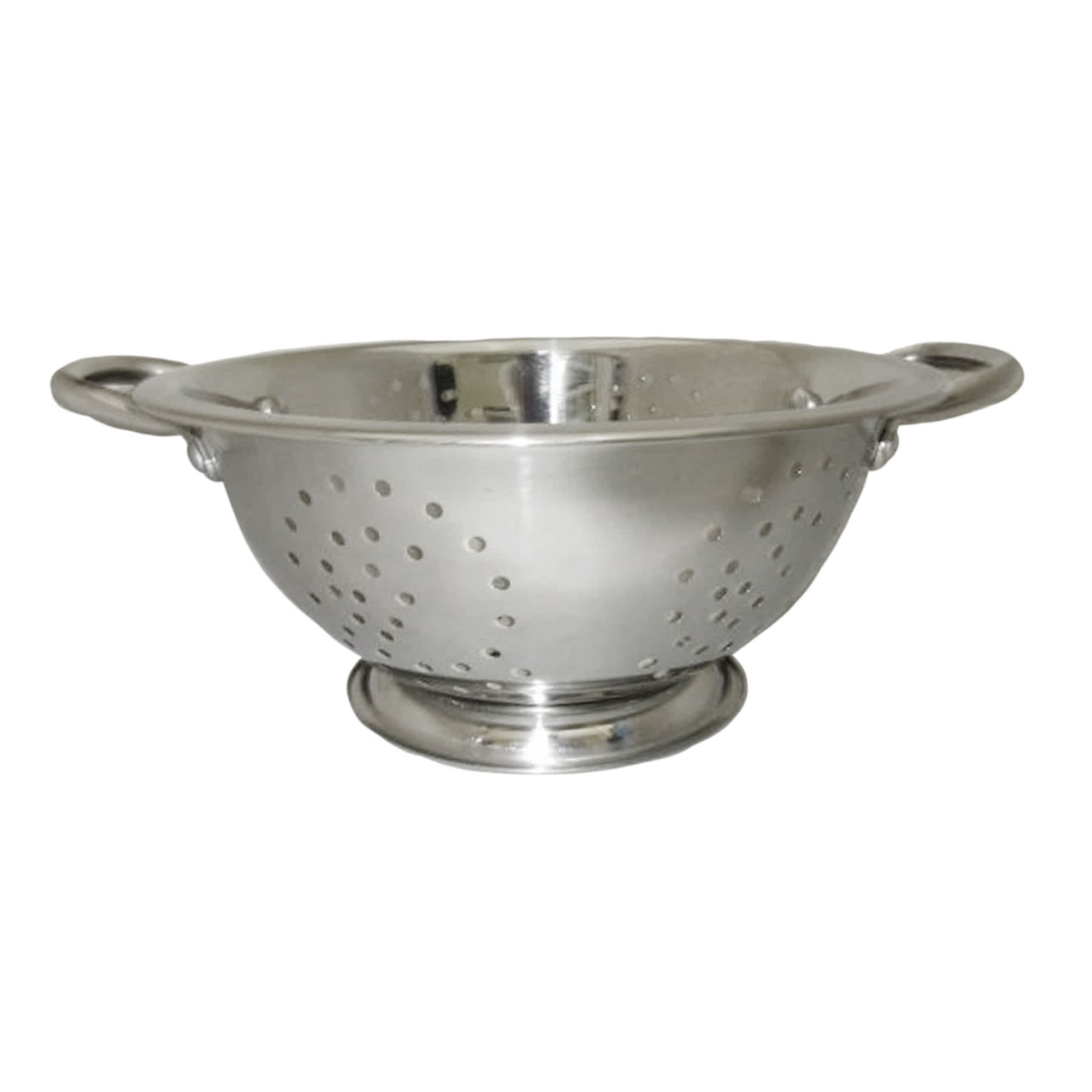Silver Stainless Steel Colander, 3qt