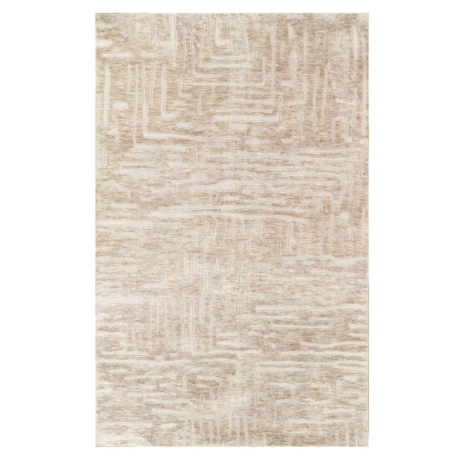 (A503) Crosby St. Stone Harbor Tan & Ivory Runner, 2x8