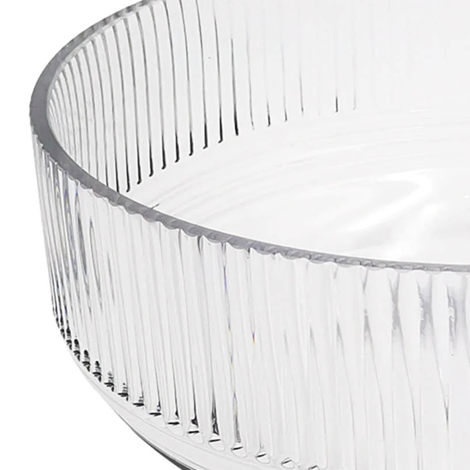 Clear Lined Bowl, 10x4