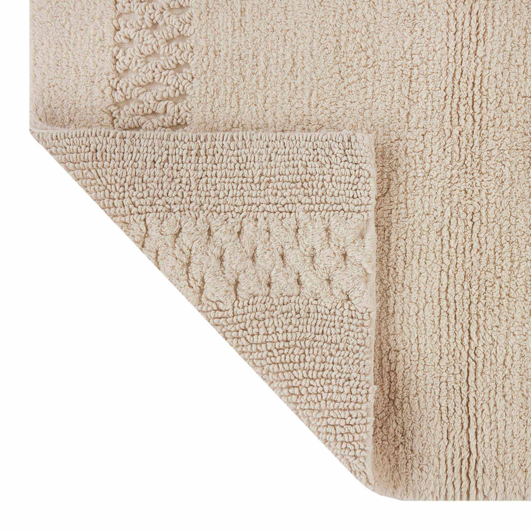 Providence Reversible Tan Bath Rug, 17x24