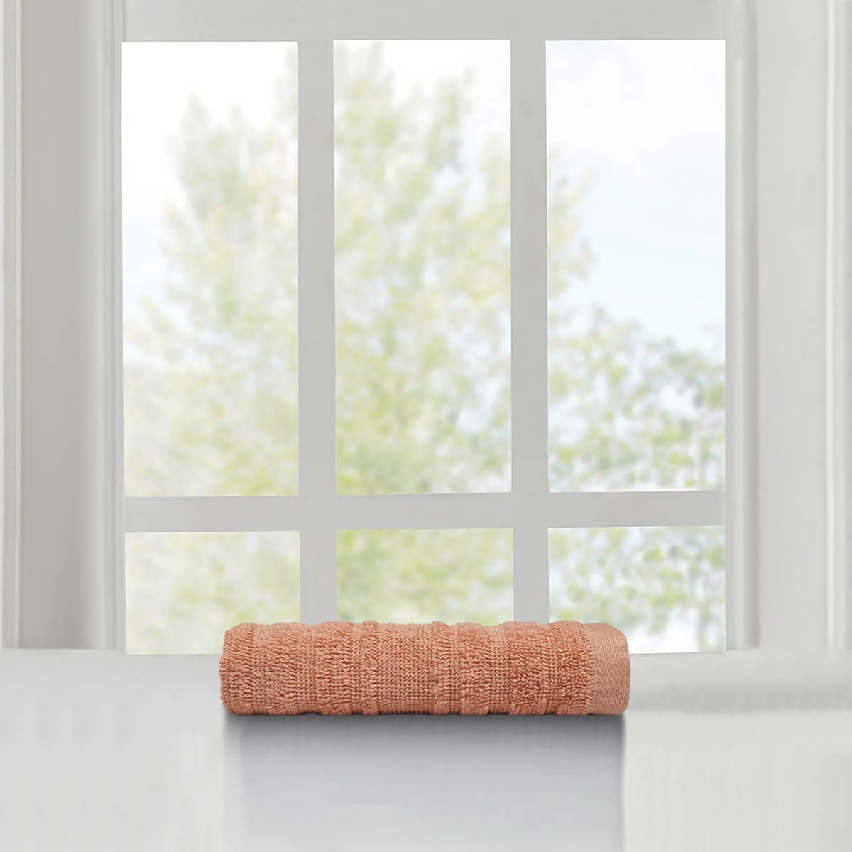 Found & Fable Coral Organic Cotton Washcloth, 13"