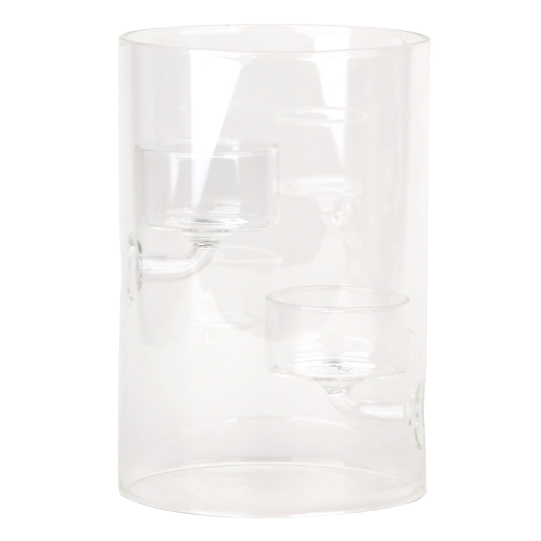 Glass Tealight Candle Holder, 6"