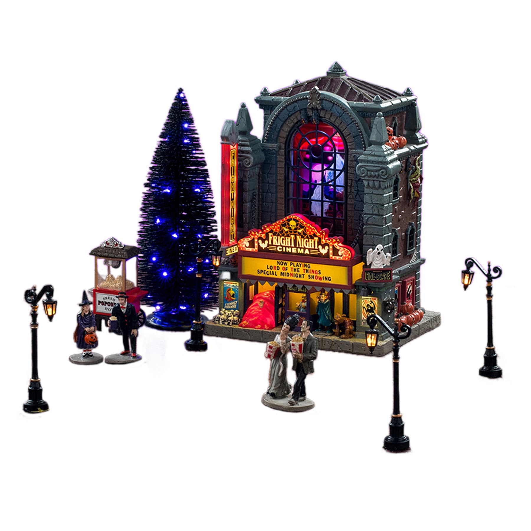 Lemax Fright Night Cinema Set