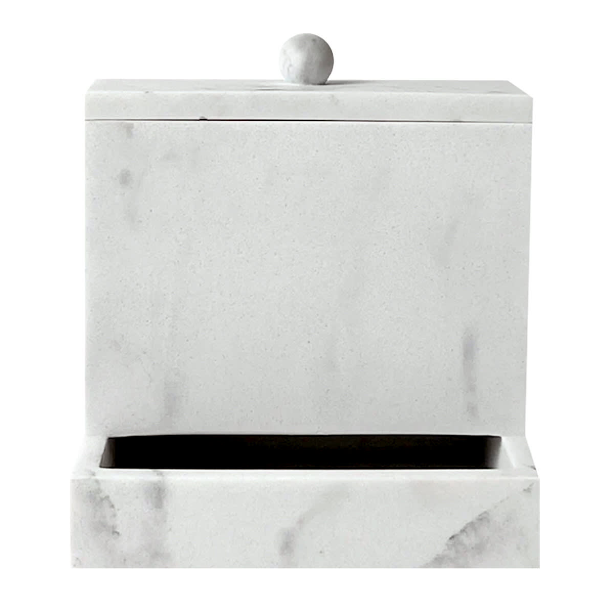 Marble Resin Q-Tip Box