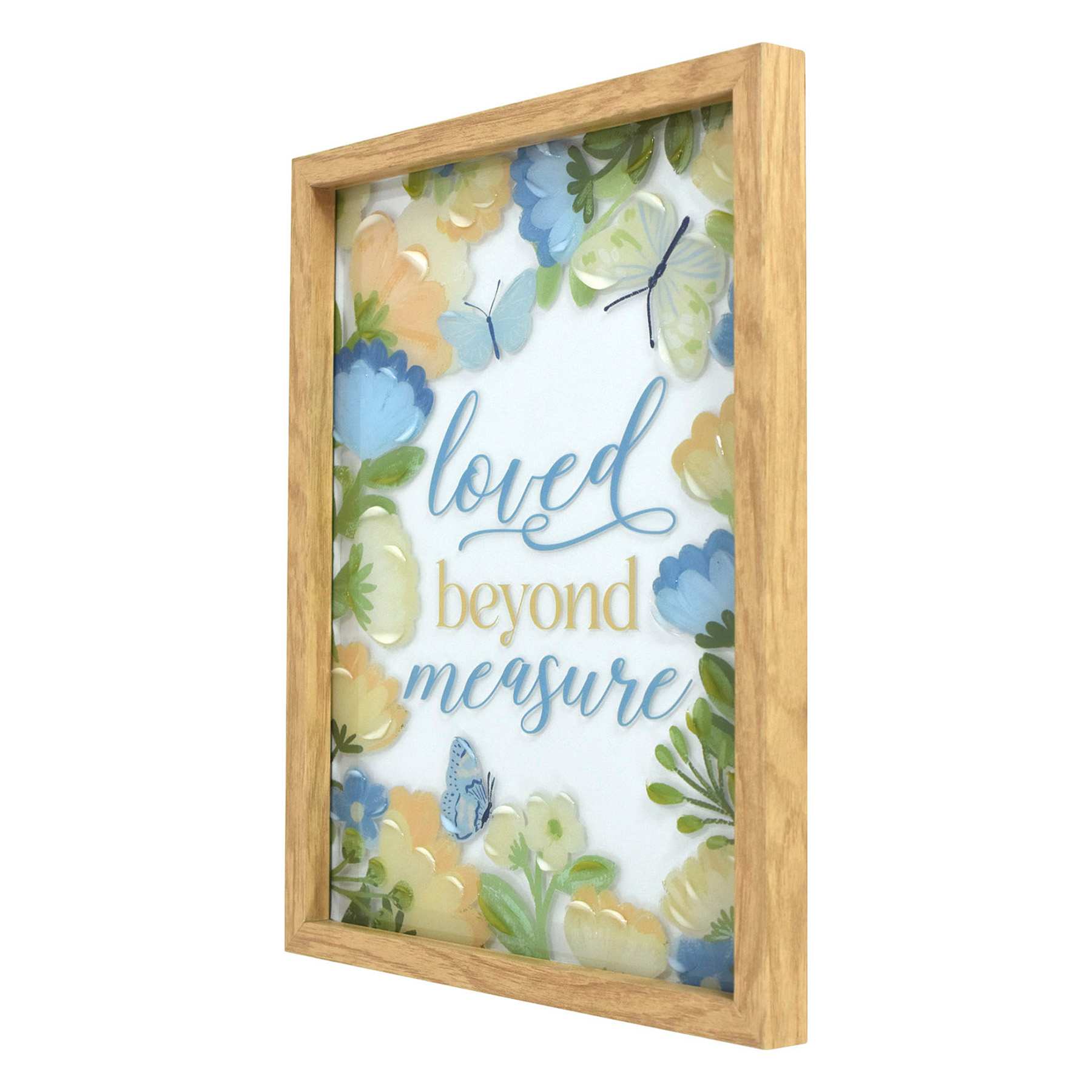 Glass Framed Love Beyond Measure Framed Print Wall Art, 11x14