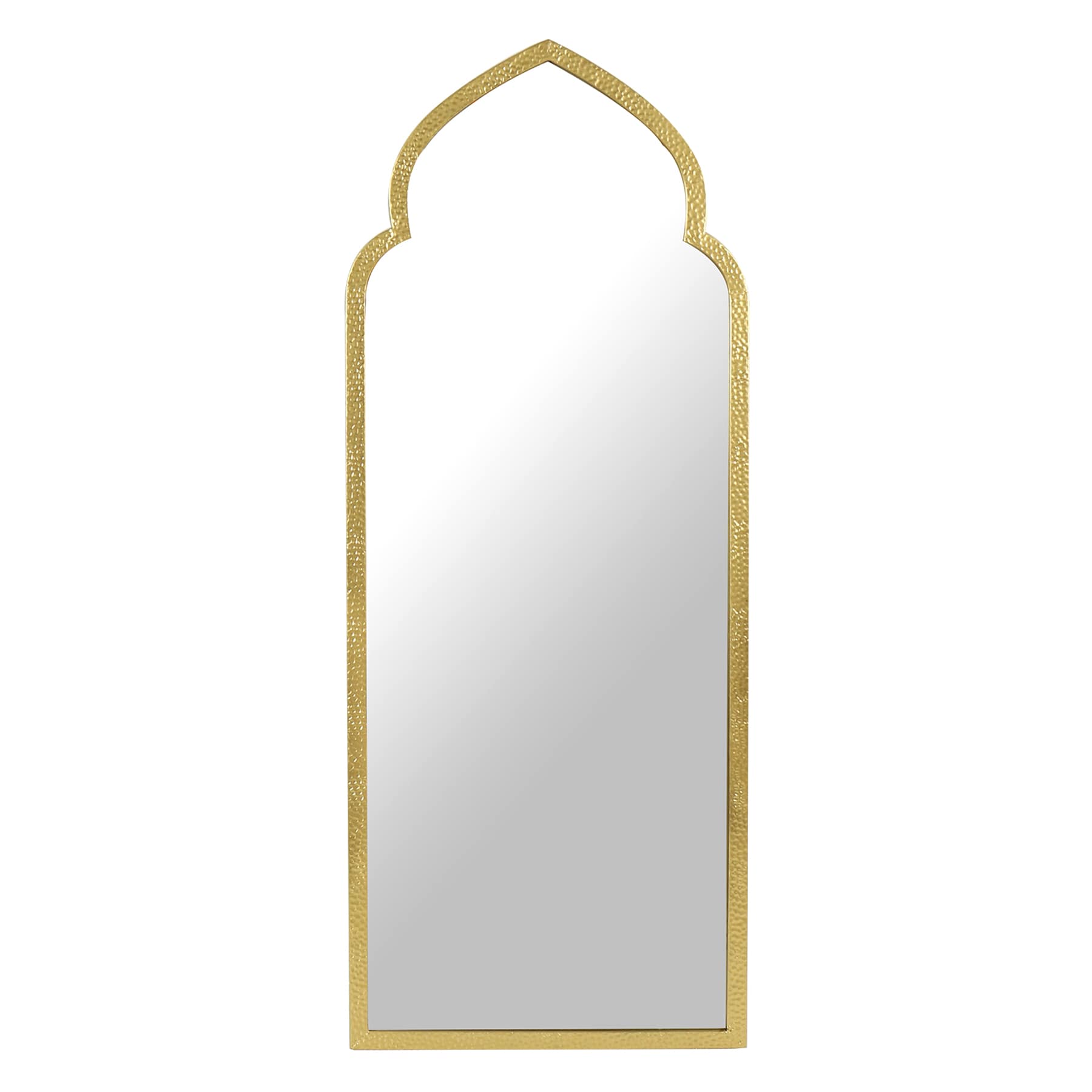 Found & Fable Hammered Gold Leaner Mirror, 26x64