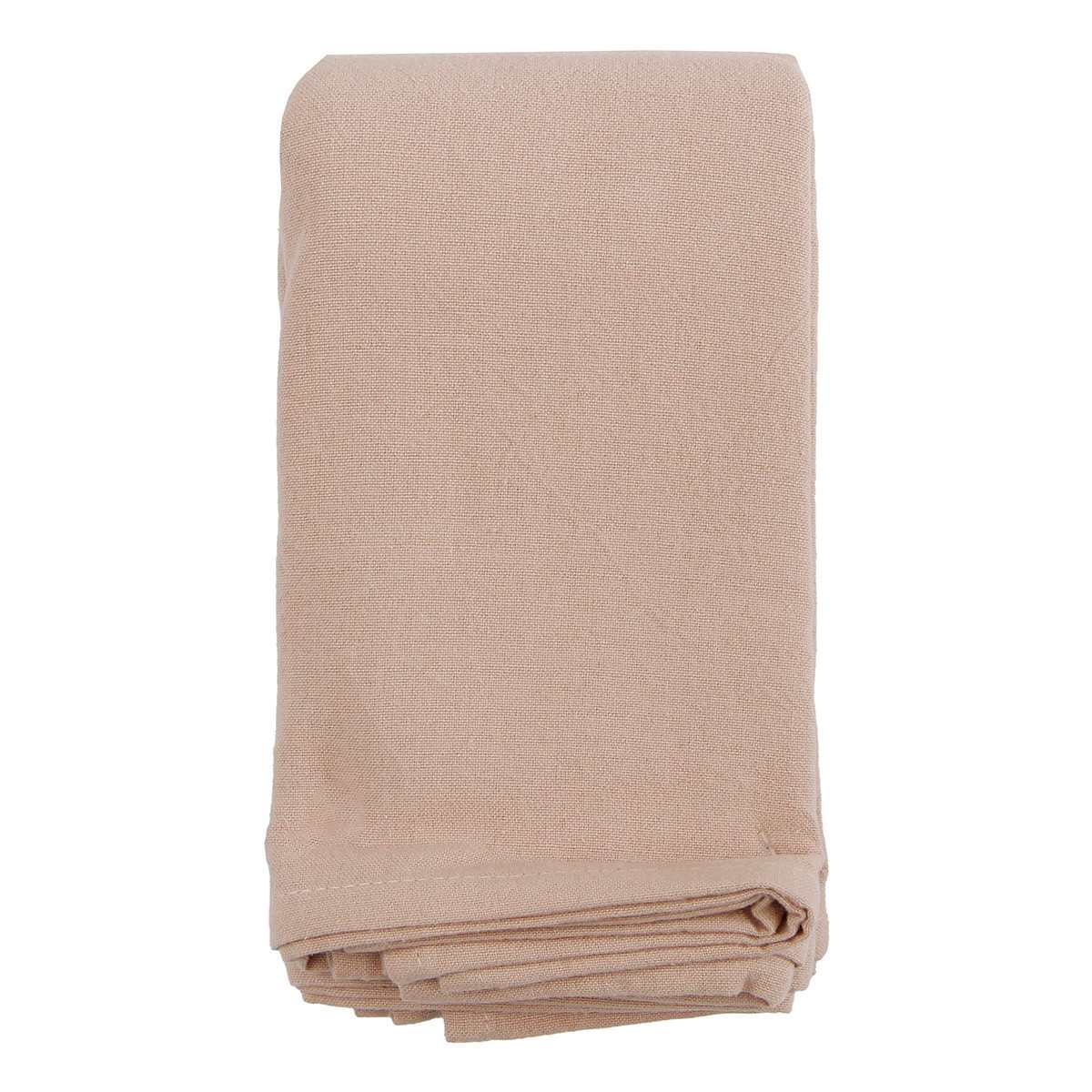 Set of 4 Rose Linen-Like Cotton Napkins, 18"