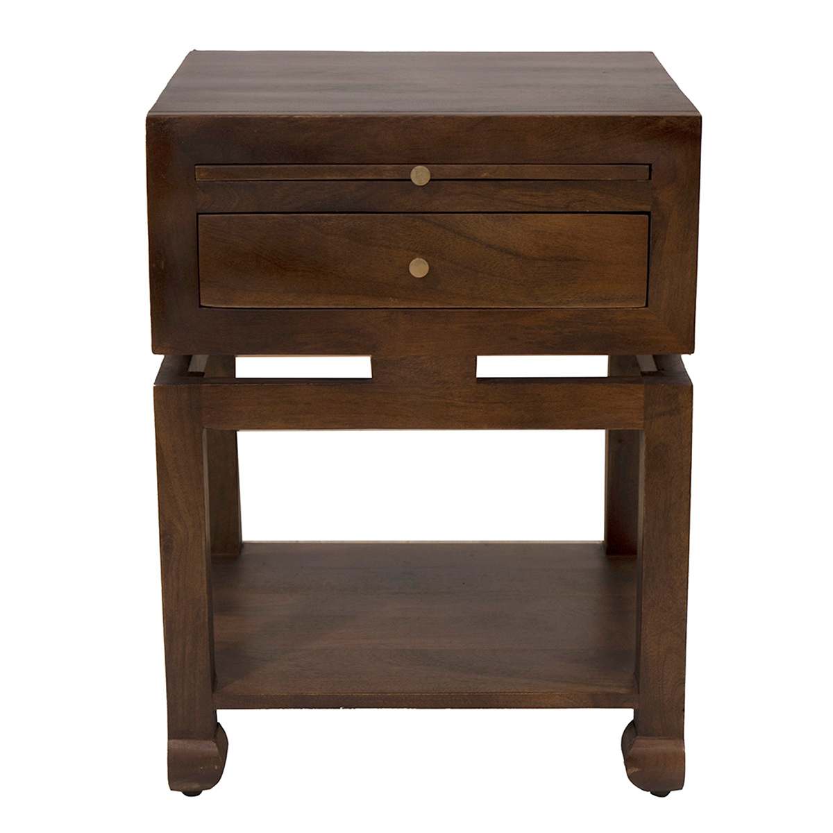 Found & Fable Maddison Brown Accent Table
