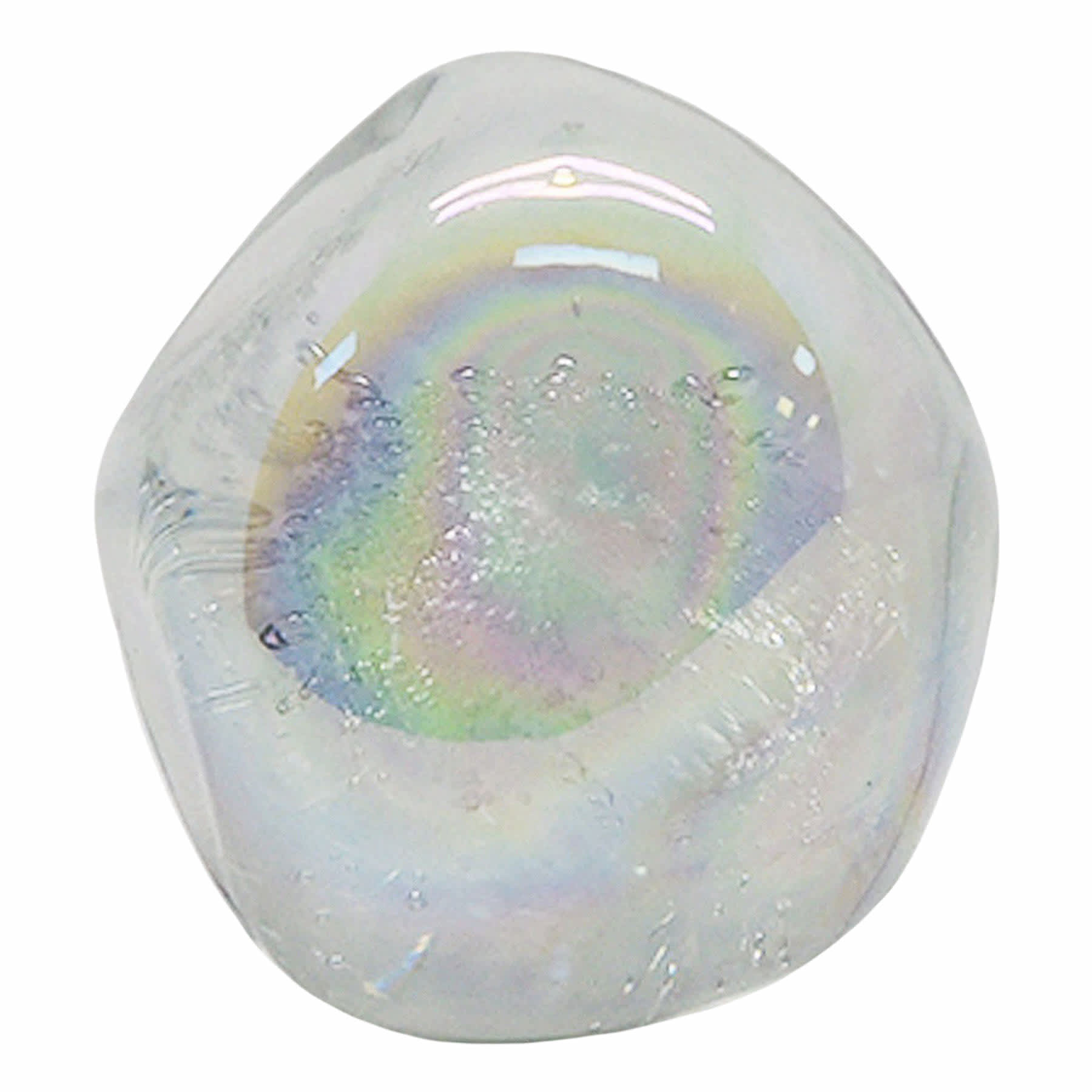 Tracey Boyd Clear Luster Glass Paperweight, 3"