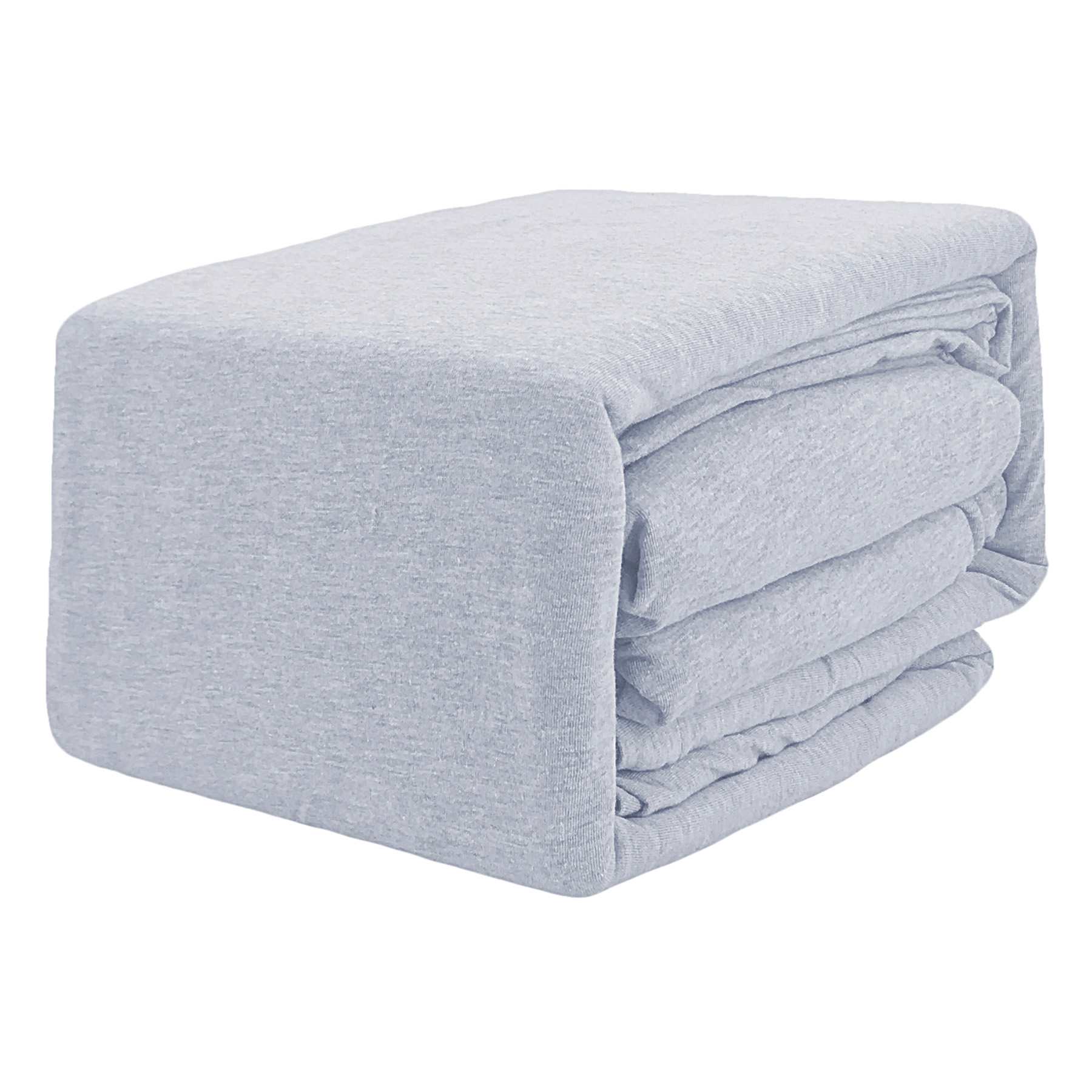 4-Piece Dark Grey Jersey Sheet Set, Full