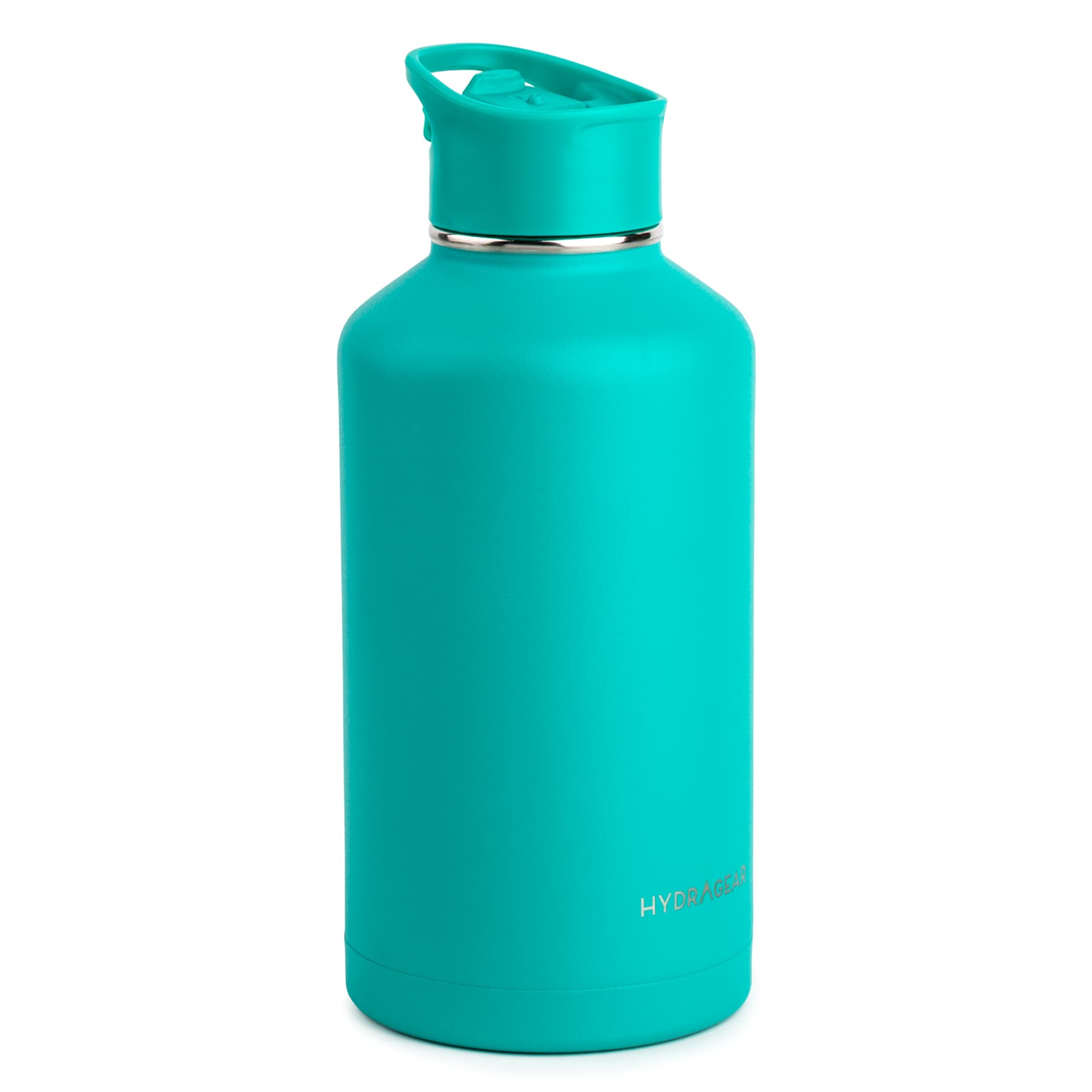 Powder-Coated Teal Timber Bottle, 64oz