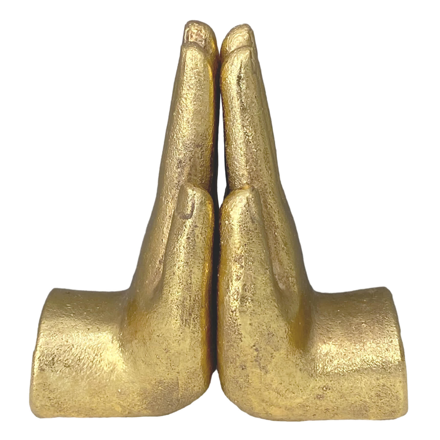 Found & Fable Buddha's Hand Bookends Set, 6.3"
