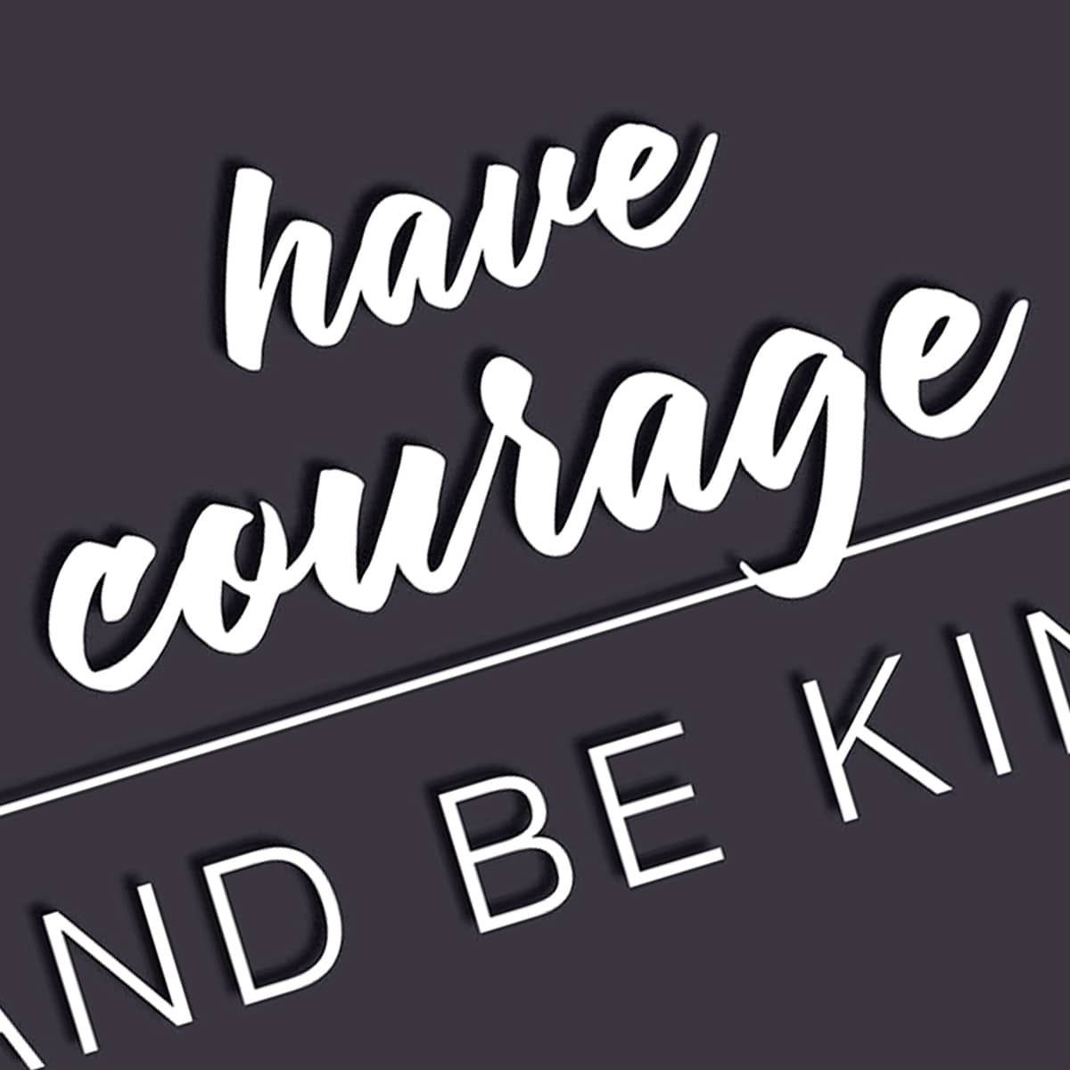 Ty Pennington Framed Have Courage & Be Kind Wall Art, 15x19