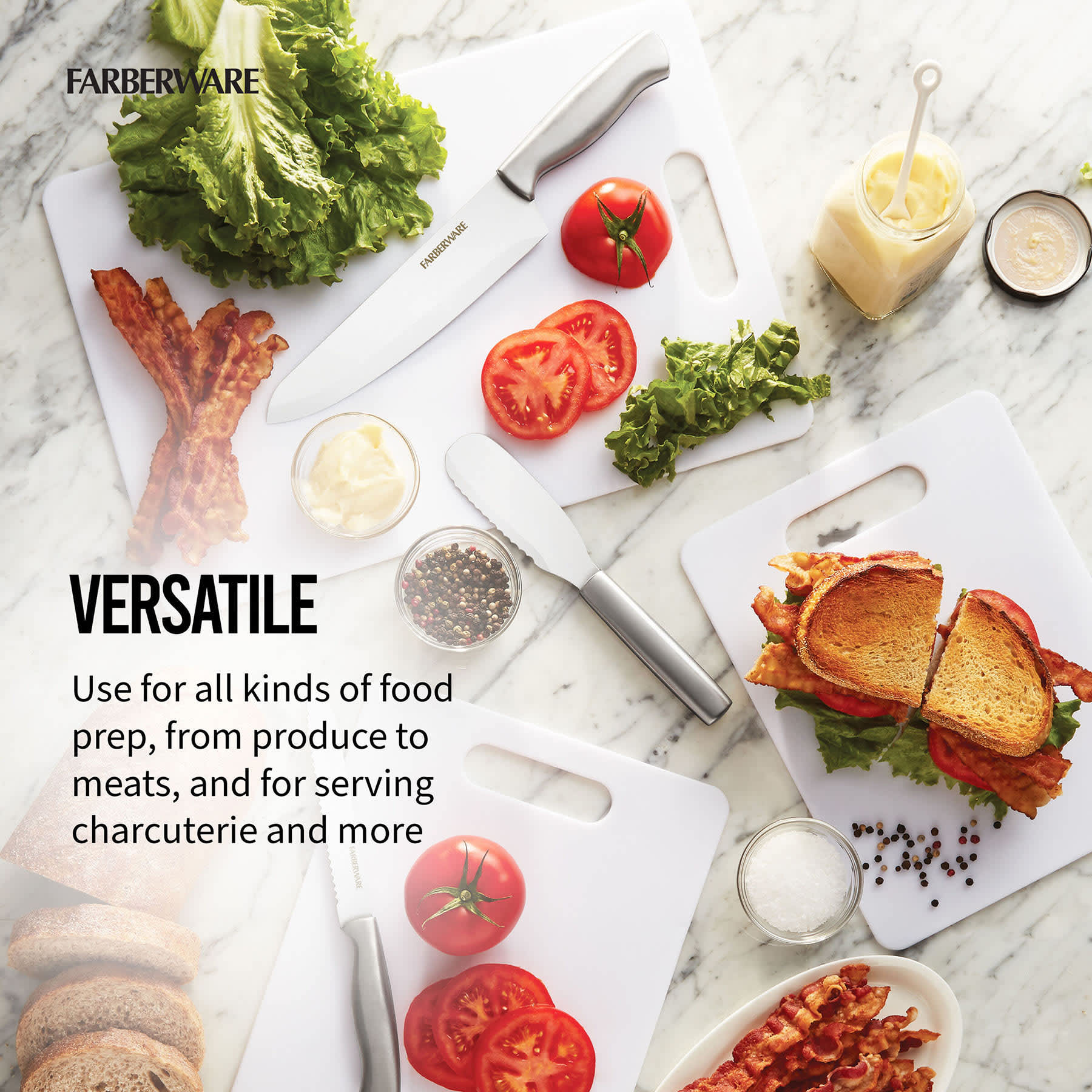 Farberware 3-Piece Cutting Board Set