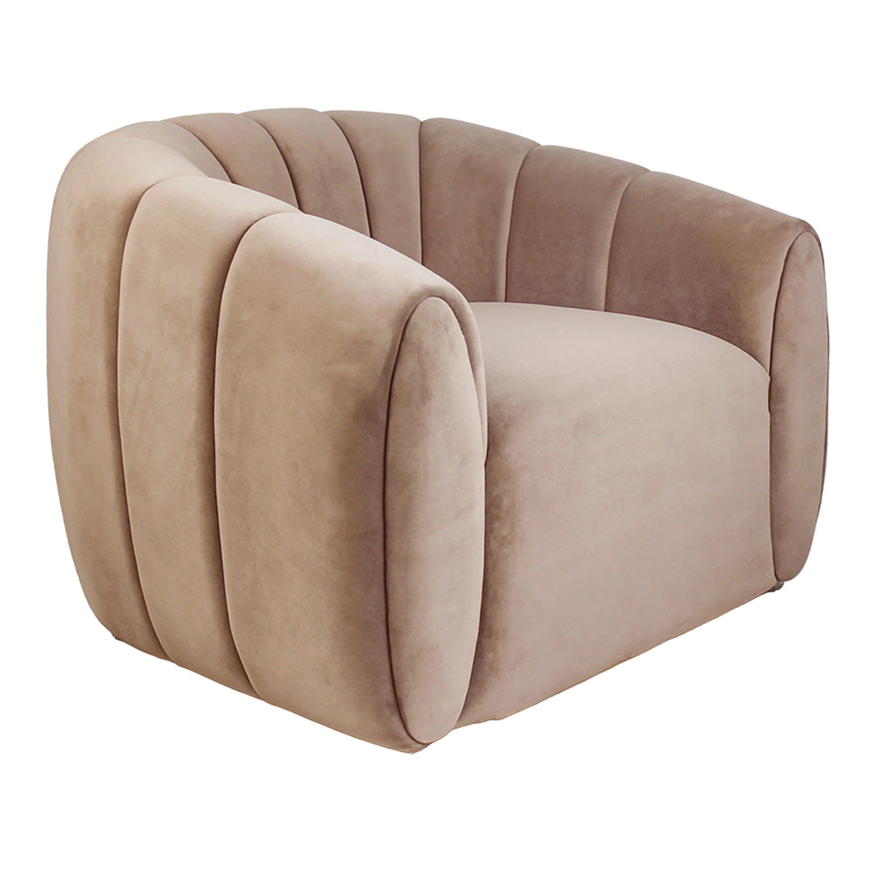Miles Swivel Accent Chair, Brown