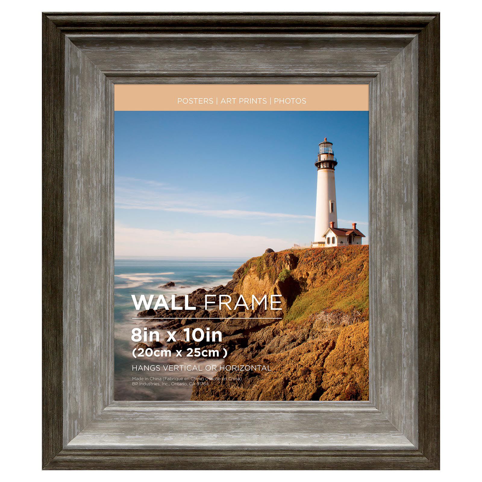 Cassandra Brown & Taupe Poster Wall Frame, 8x10