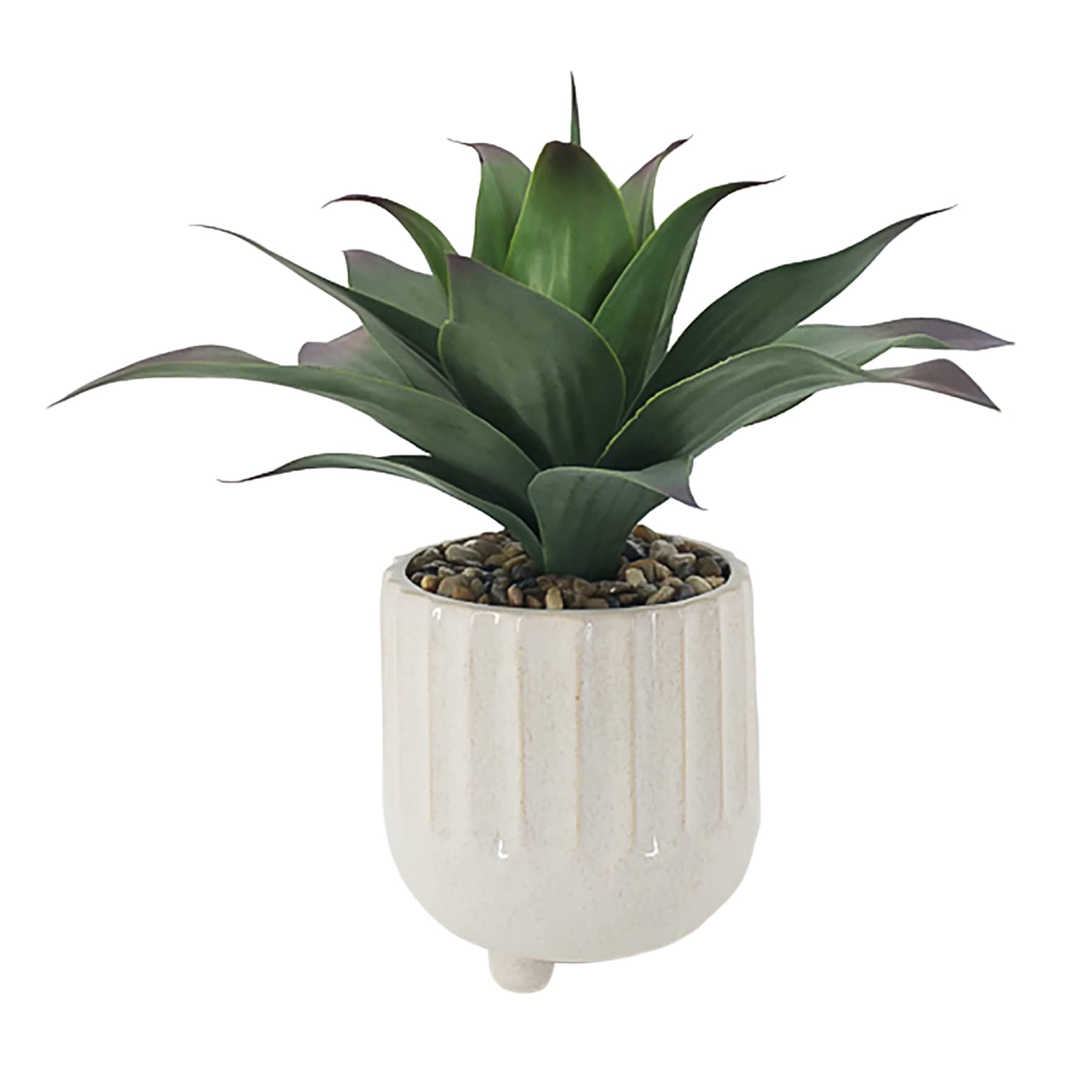 Ty Pennington Succulent in Footed Ceramic Pot, 17"