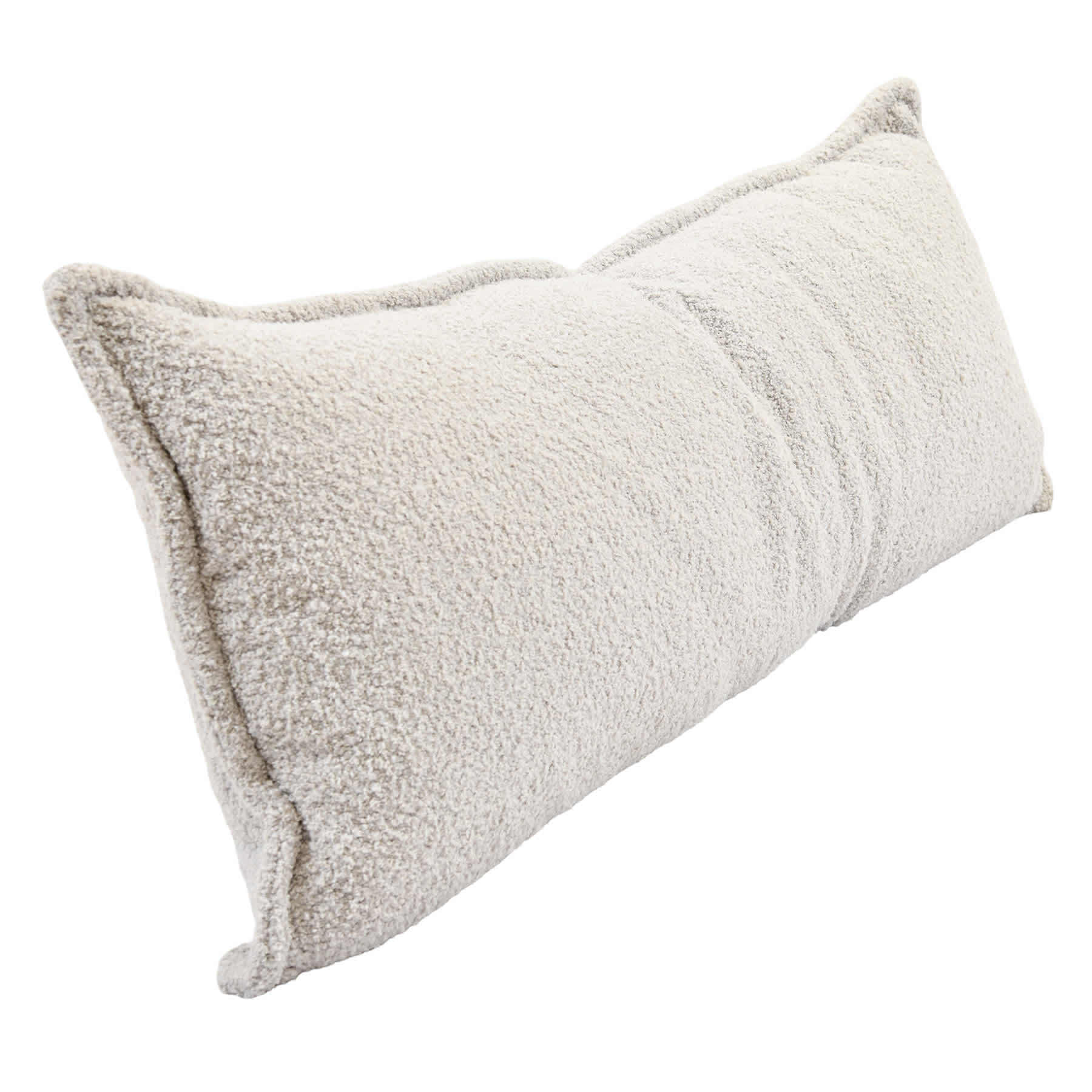 Crosby St. Grey Soft Textured Boucle Throw Pillow, 14x36