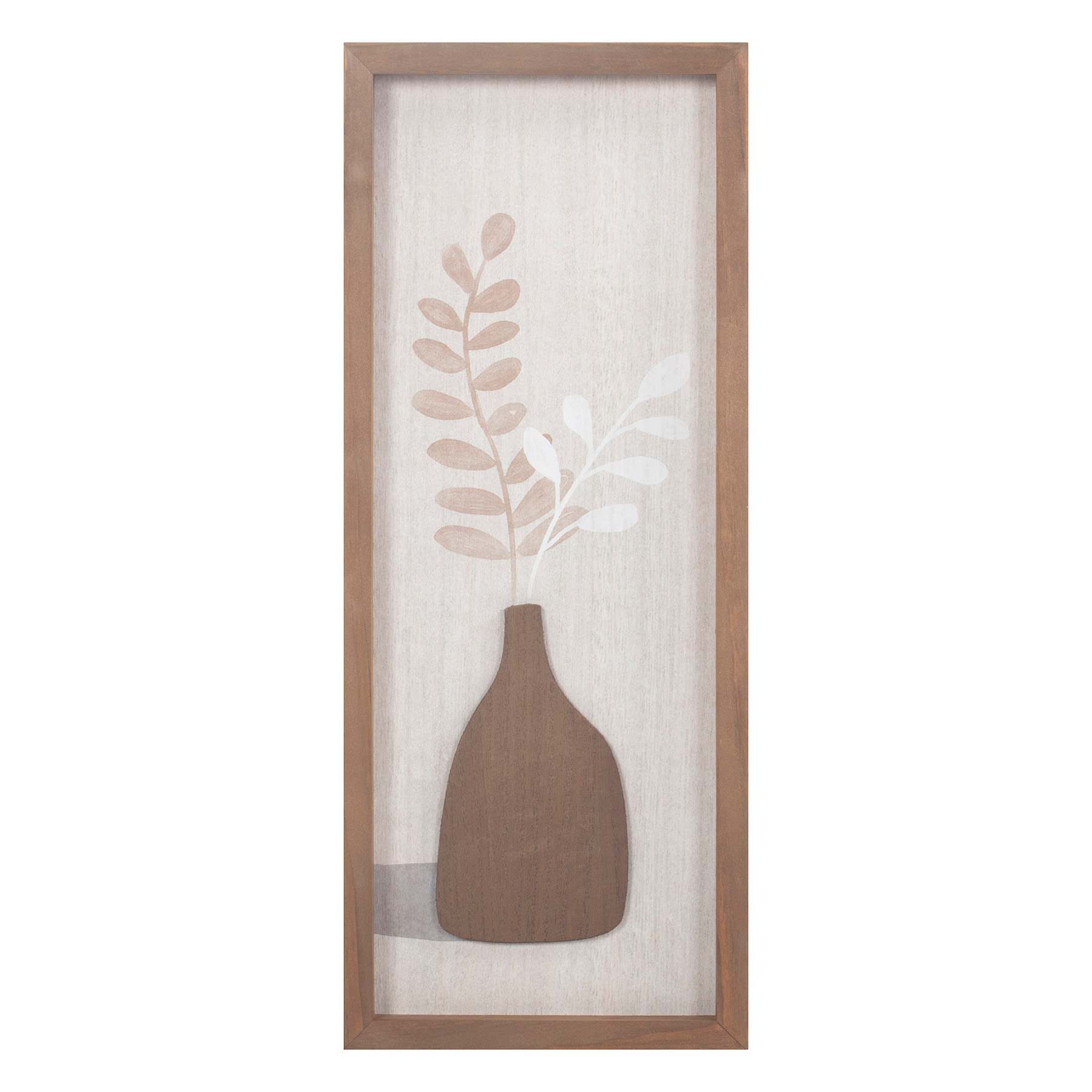Cutout Botanical Wooden Wall Art, 8x20