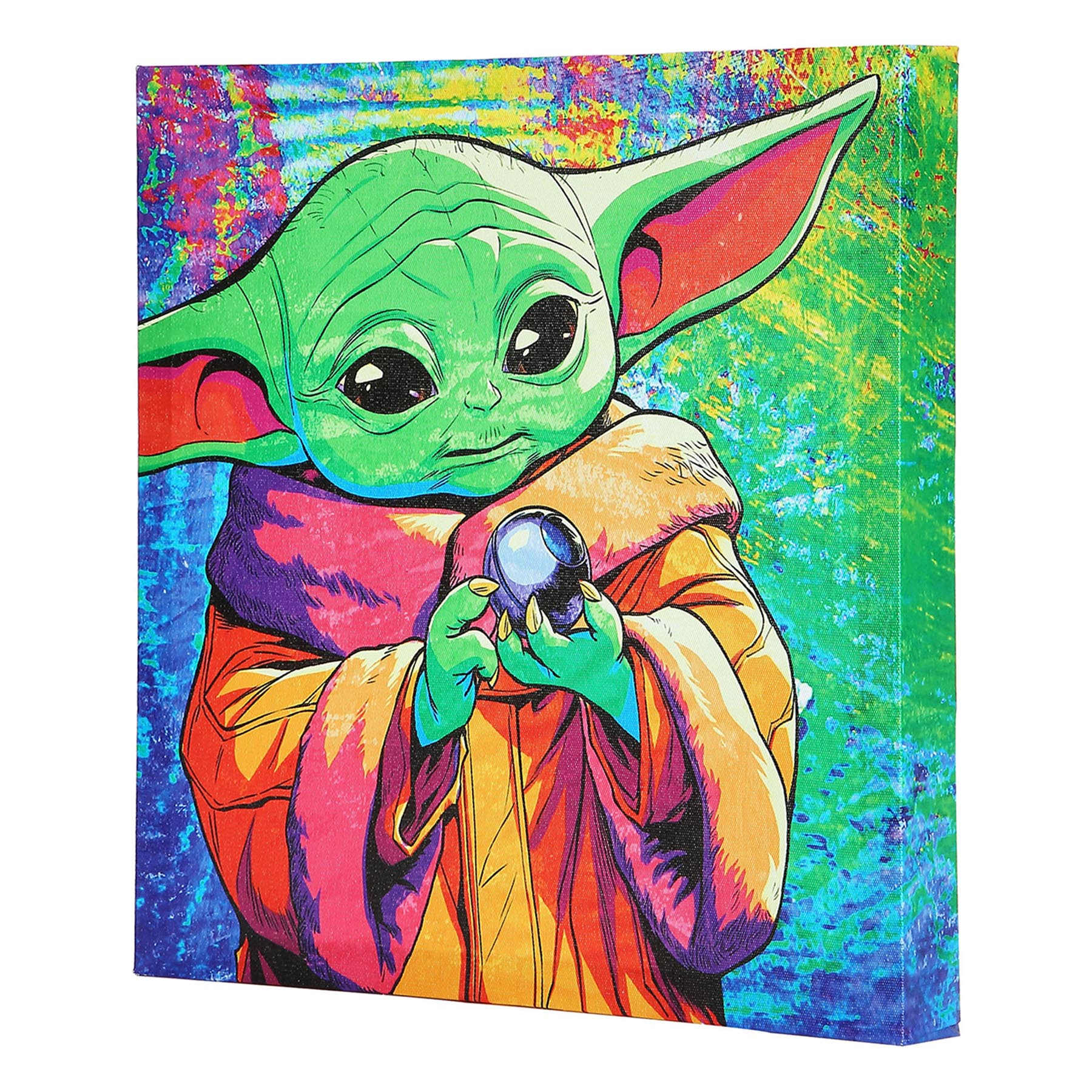 Baby Yoda Canvas Wall Art, 12"