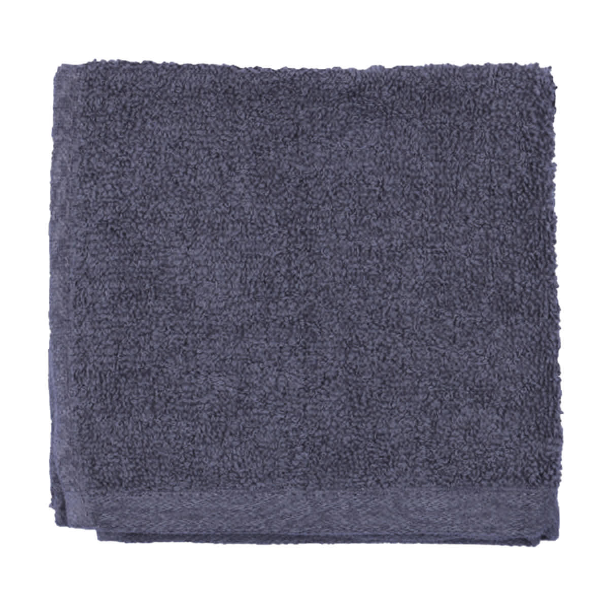 Essential Solid Dark Grey Washcloth, 13"