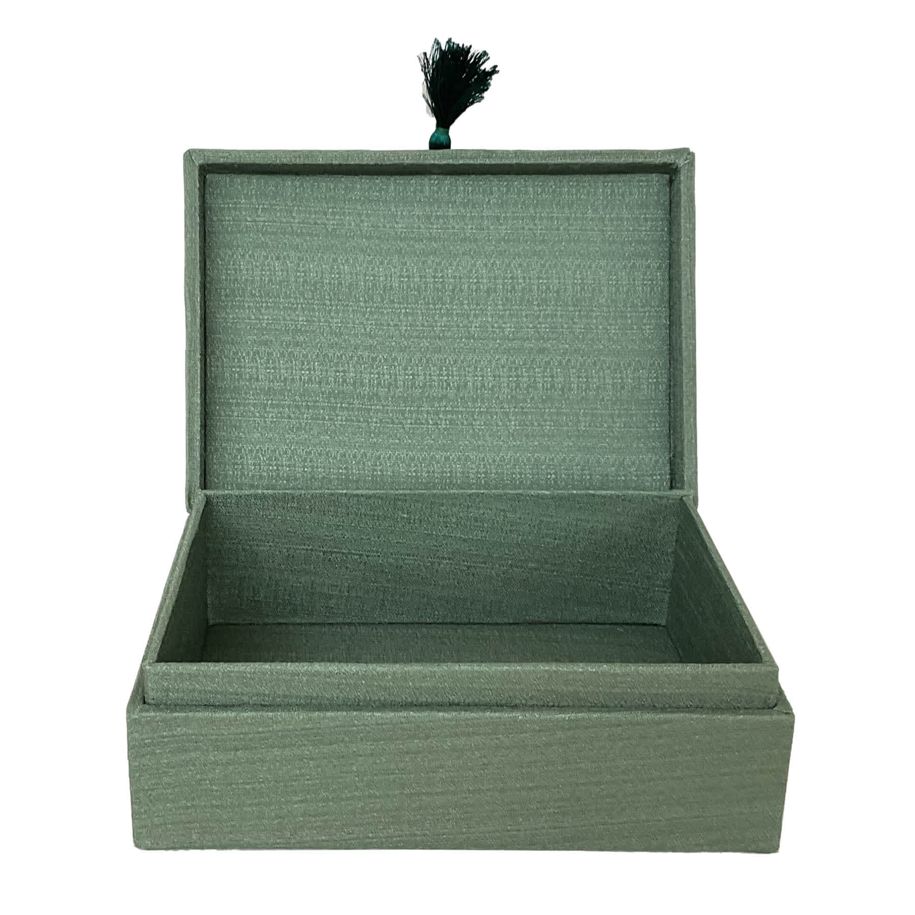 Sage Serenity Green Fabric Box, 7x5