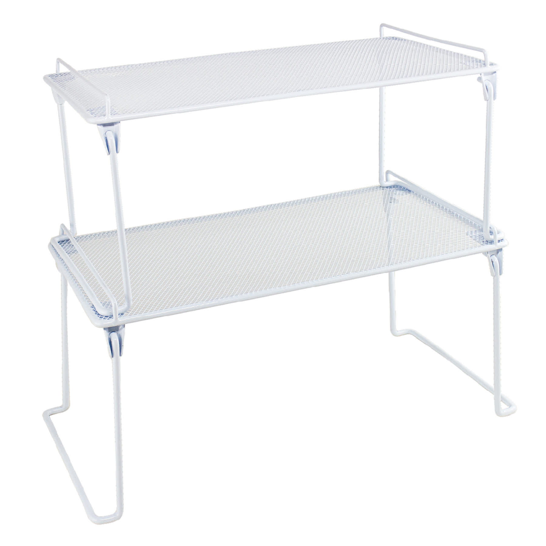 White Stackable Storage Rack
