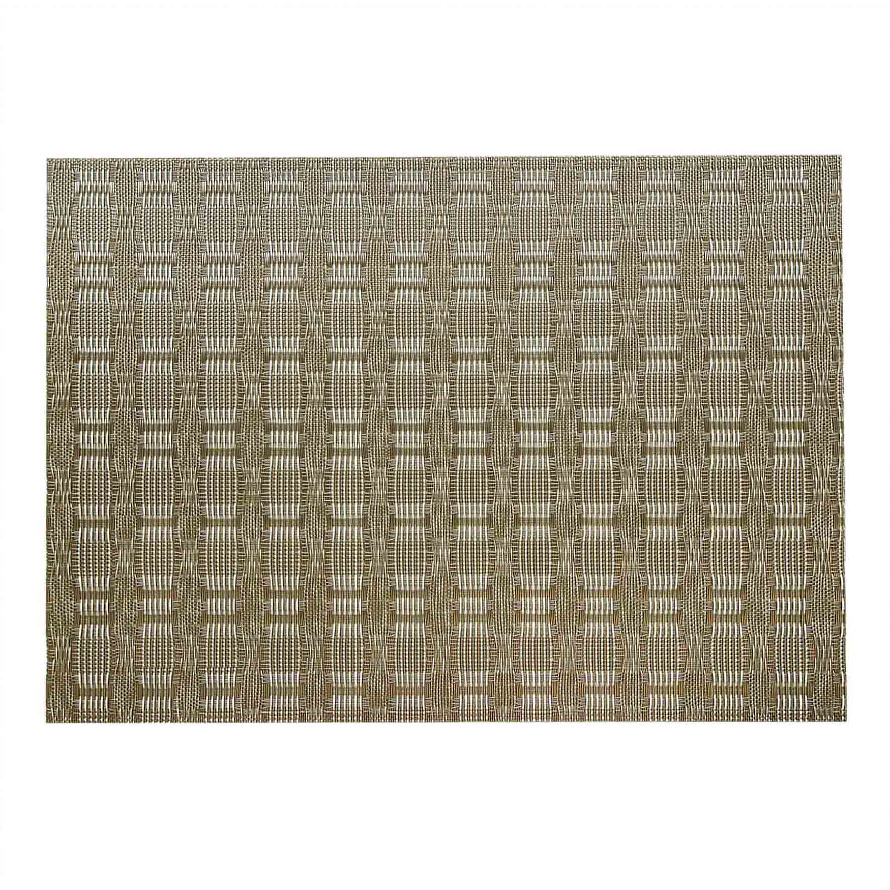 Set of 6 Marquis Prosecco Woven Vinyl Placemats, 13x18
