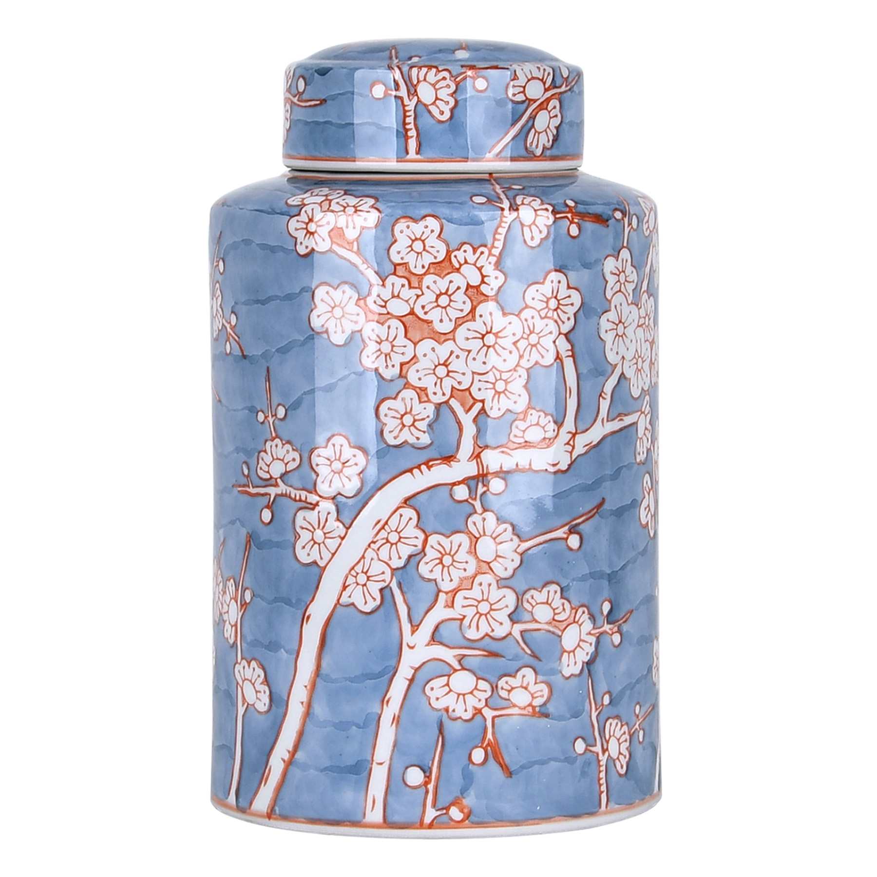 Multi Floral Ceramic Vase, 12"