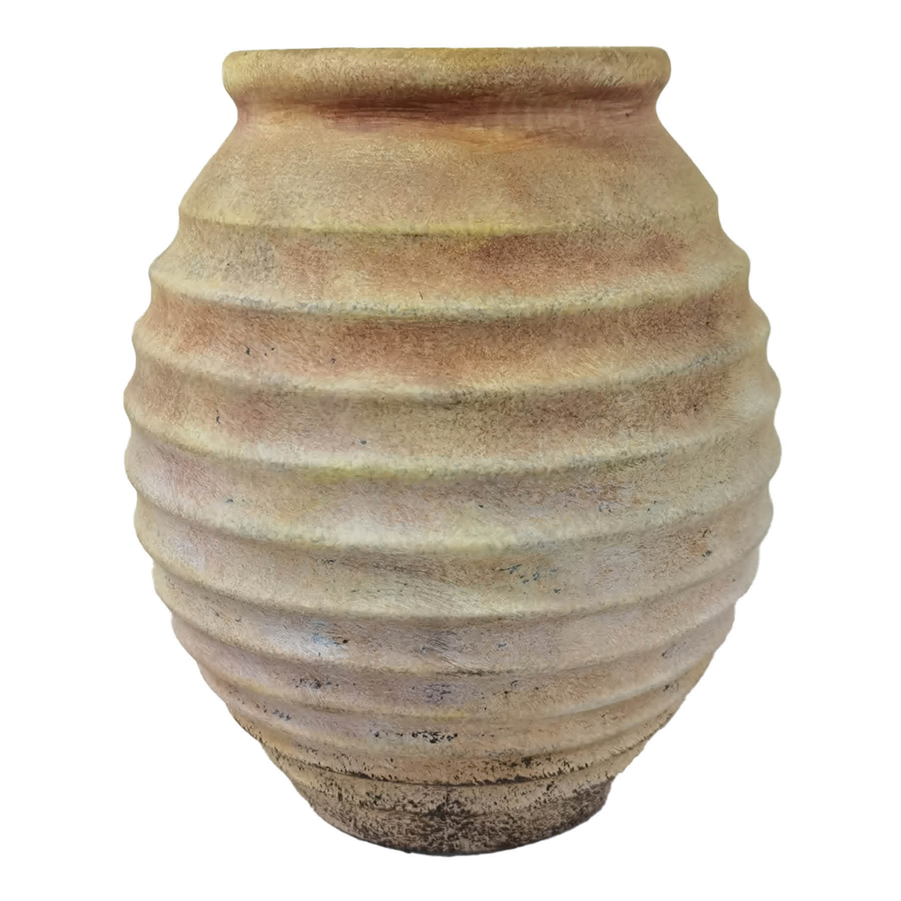 Terracotta Ceramic Vase, 13"
