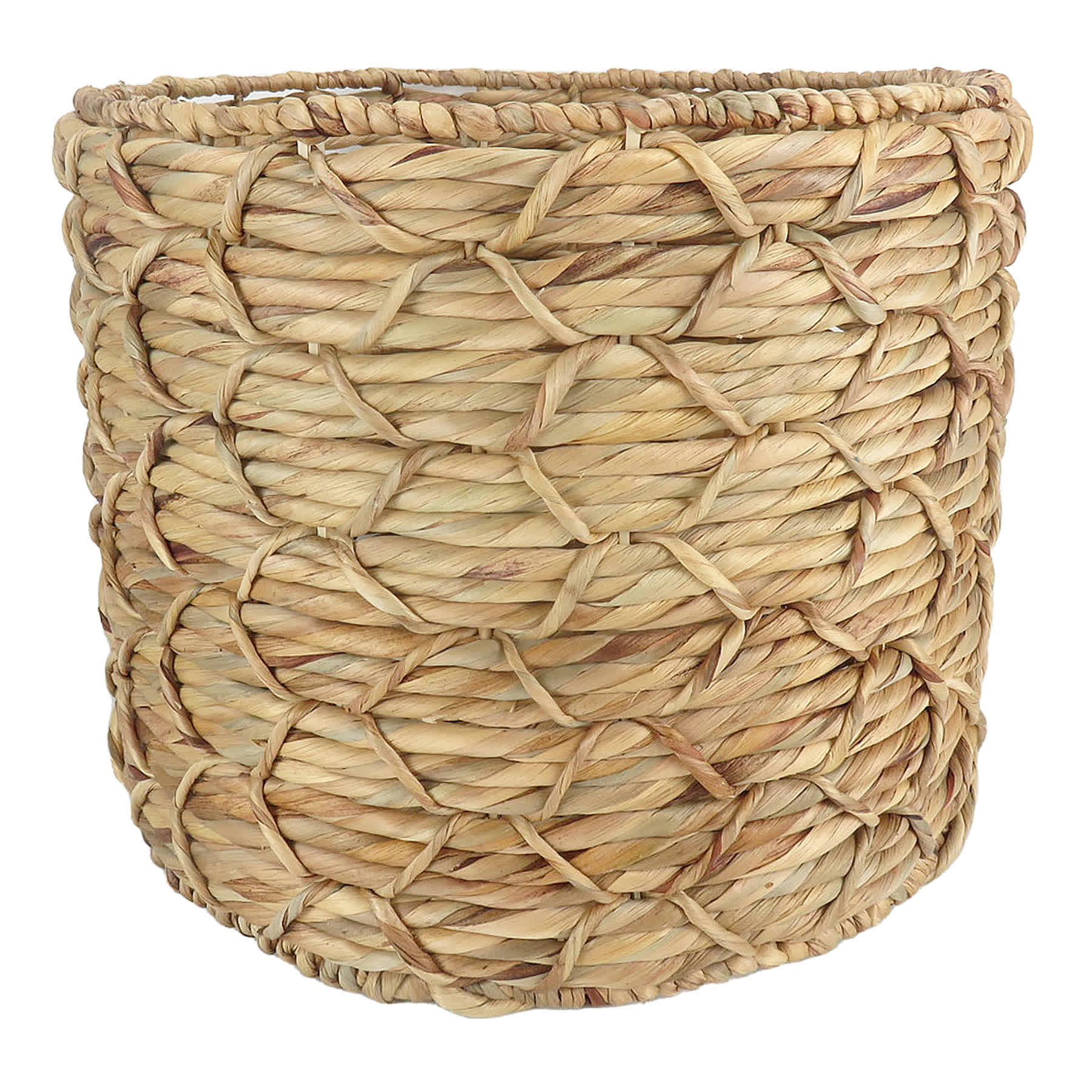 Found & Fable Kai Round X Weave Tall Storage Basket, Small
